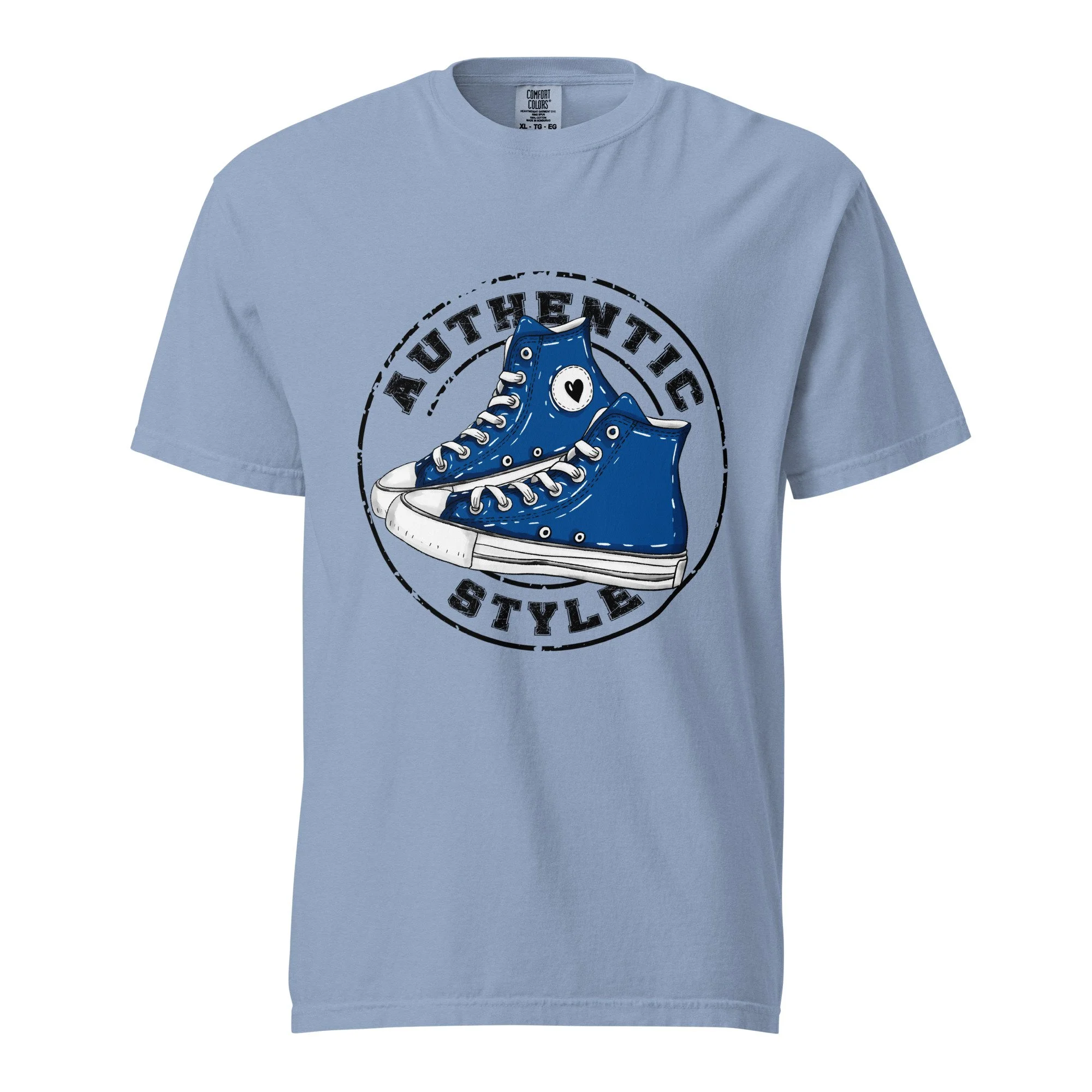 Authentic Style Blue Sneakers Tee