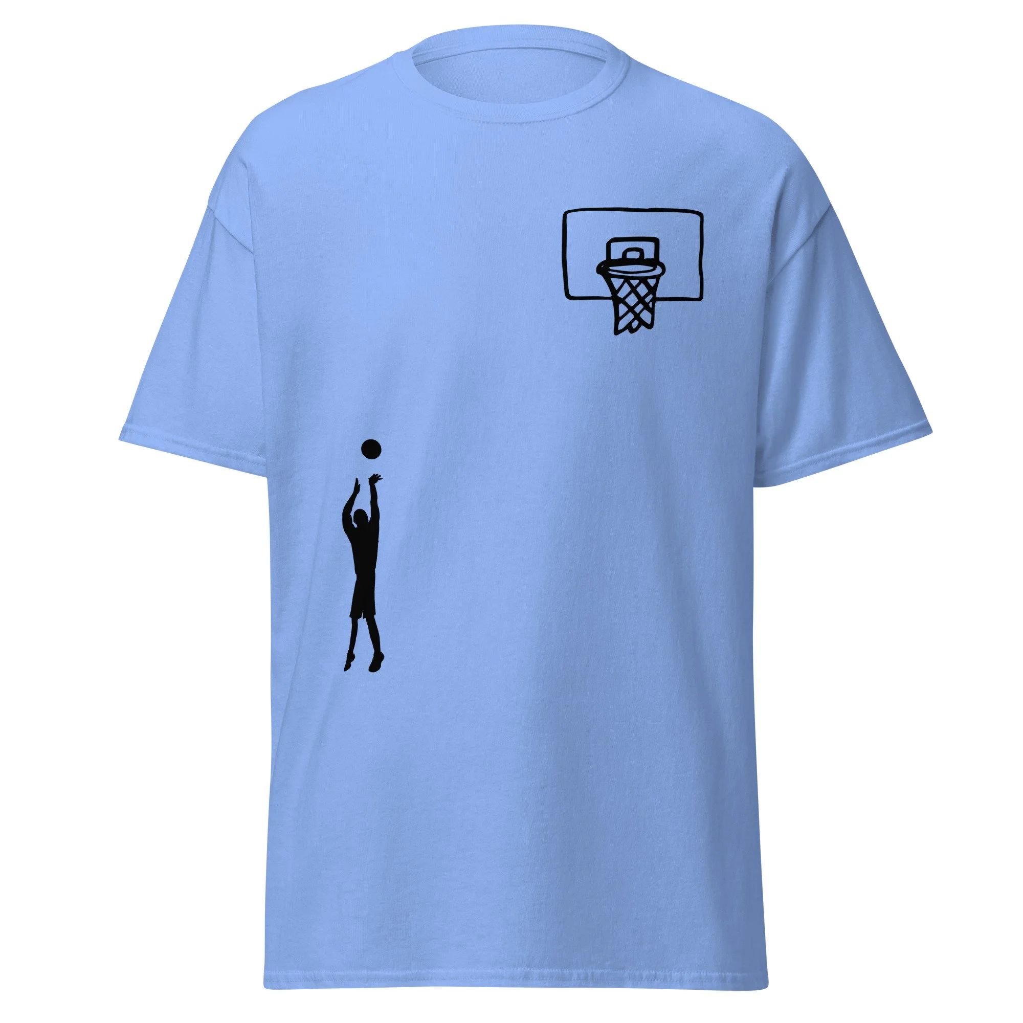 Basketball Minimalist Unisex Classic Cotton Sports Tee