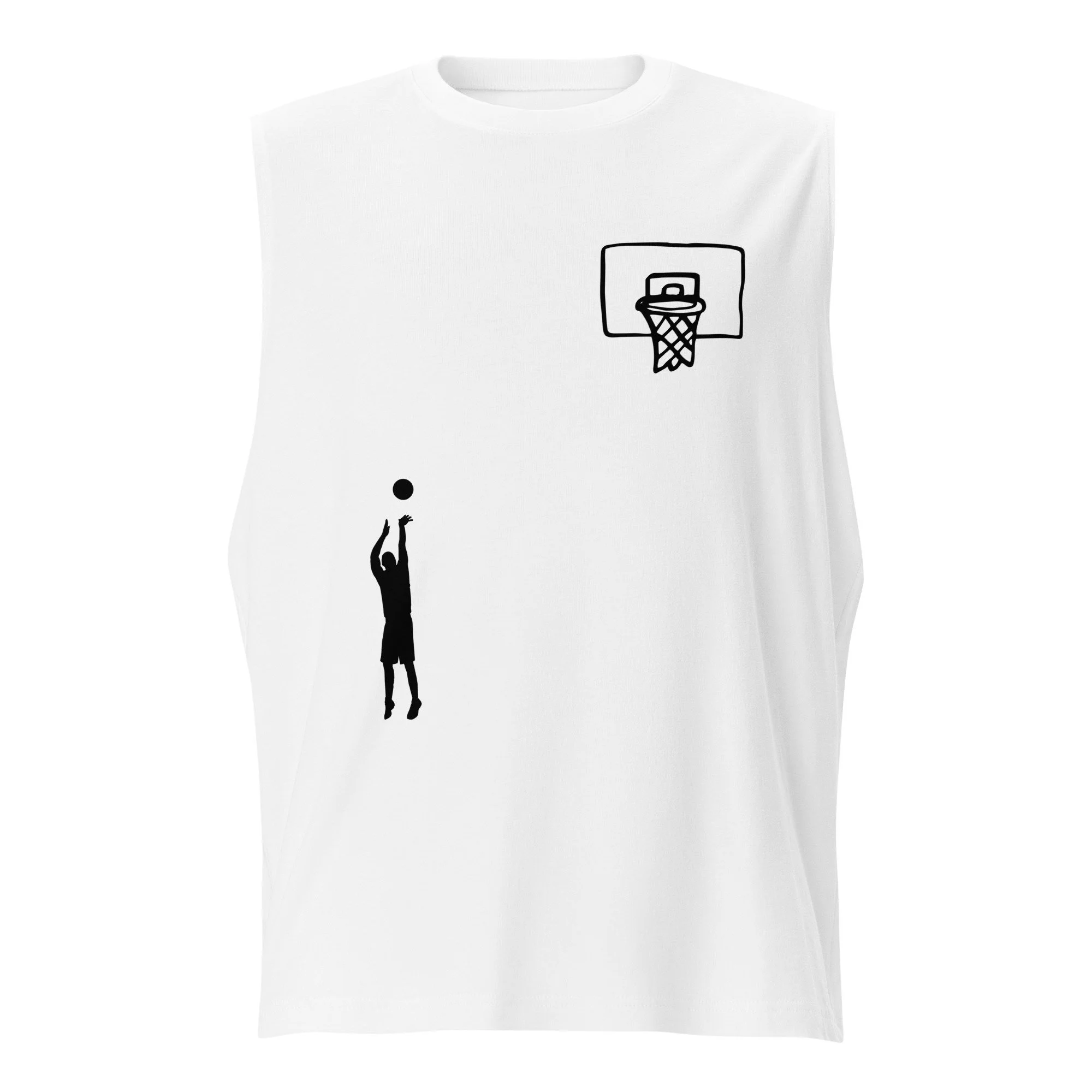 Mens Basketball Muscle T-Shirt