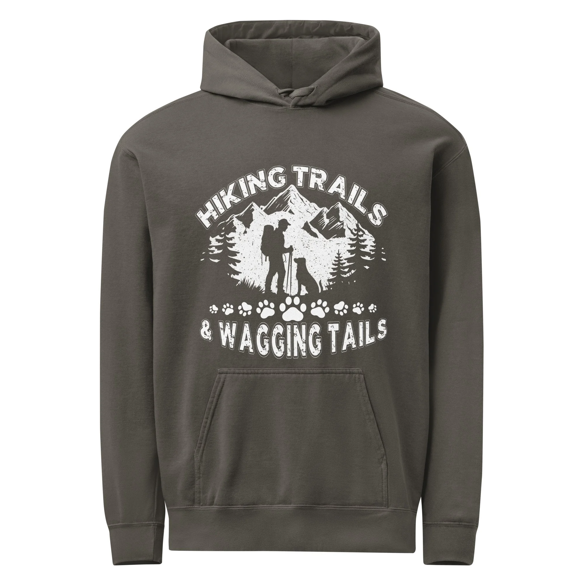 Hiking with Dogs Comfort Colors Hoodie