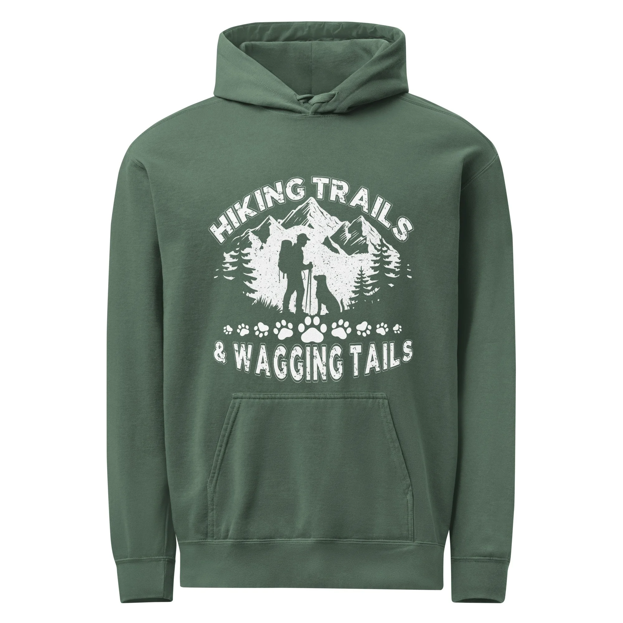 Hiking with Dogs Comfort Colors Hoodie