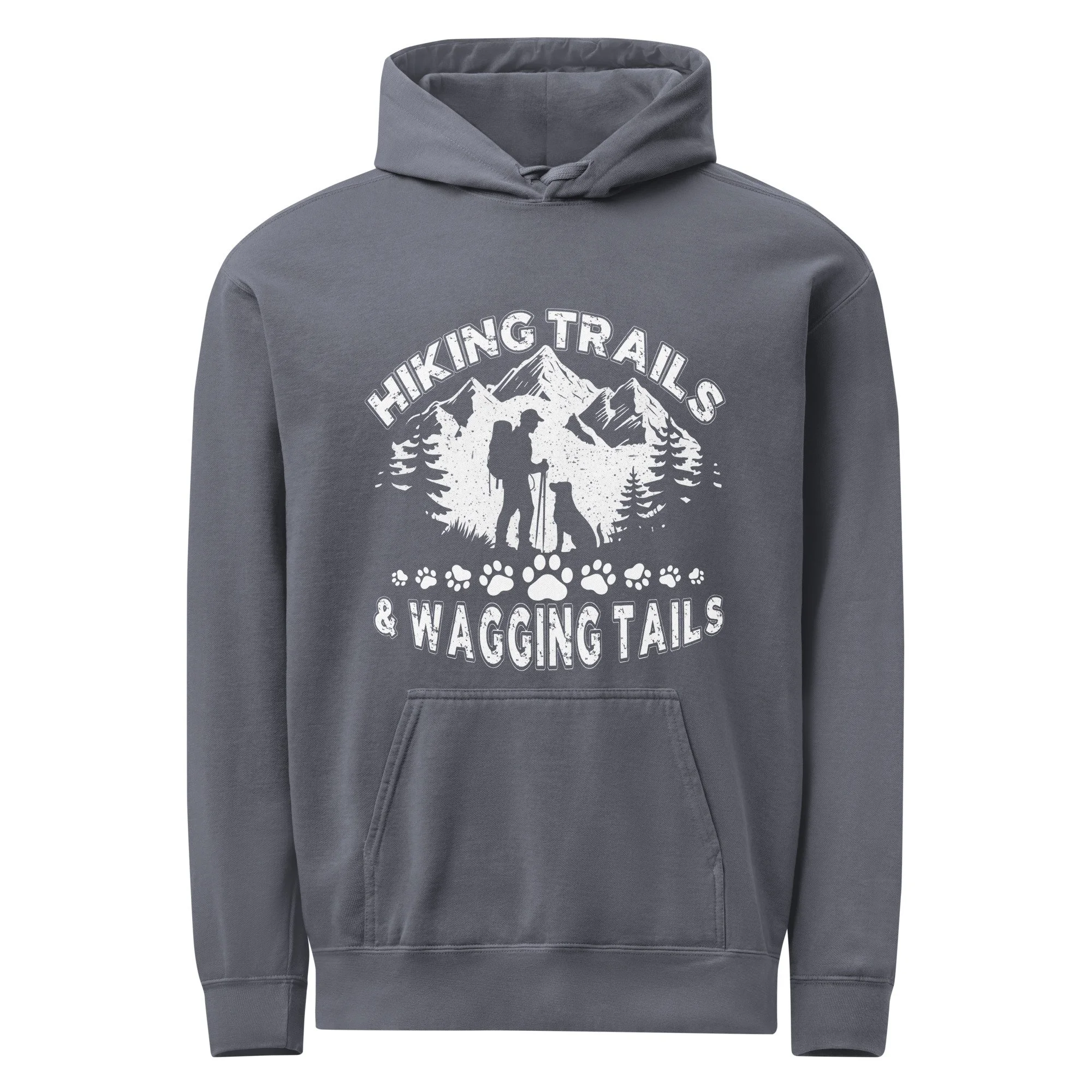 Hiking with Dogs Comfort Colors Hoodie