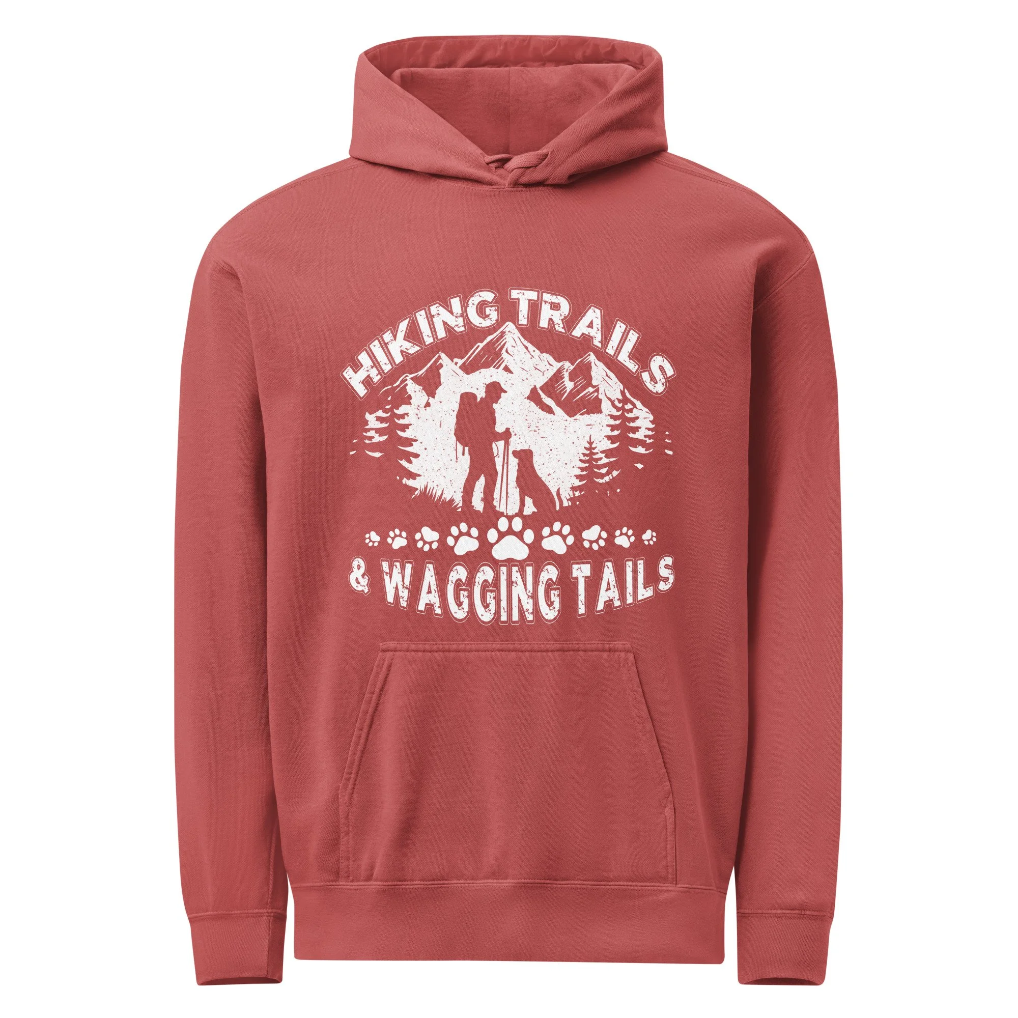 Hiking with Dogs Comfort Colors Hoodie