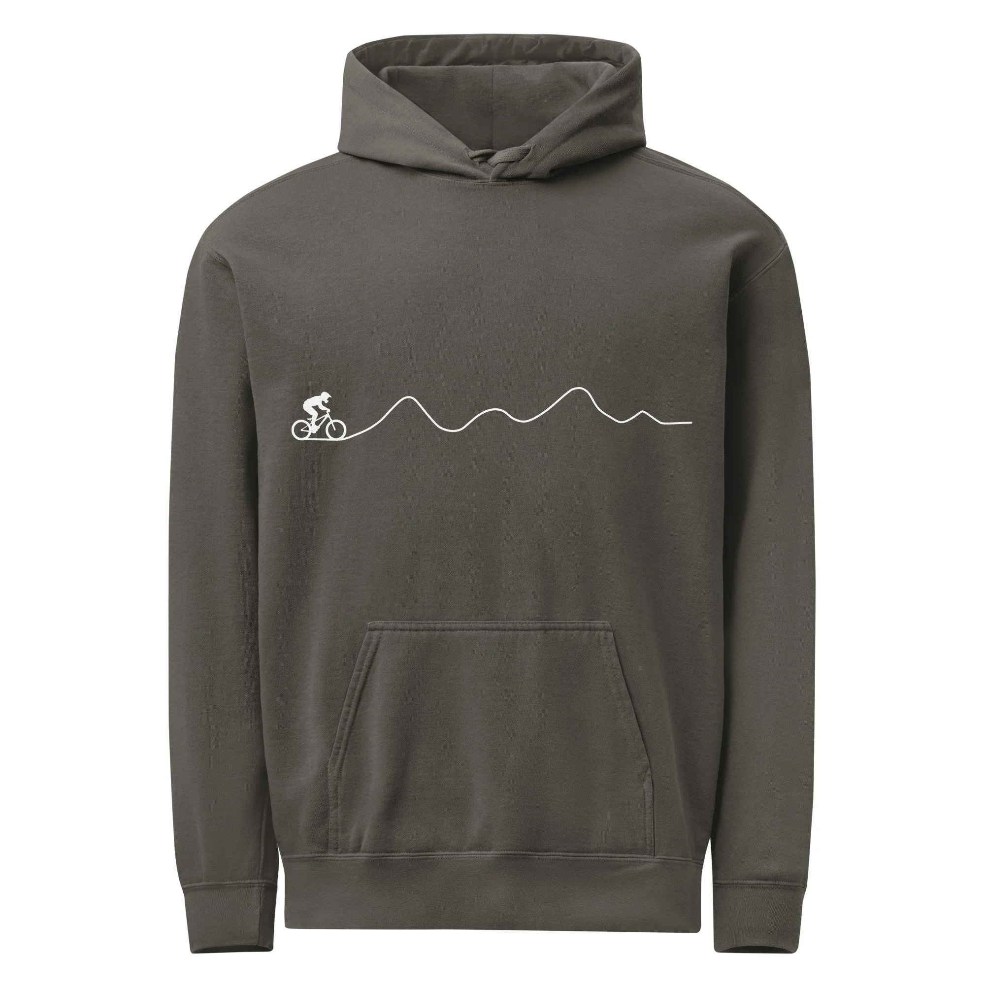 Minimalist Mountain Bike Hoodie
