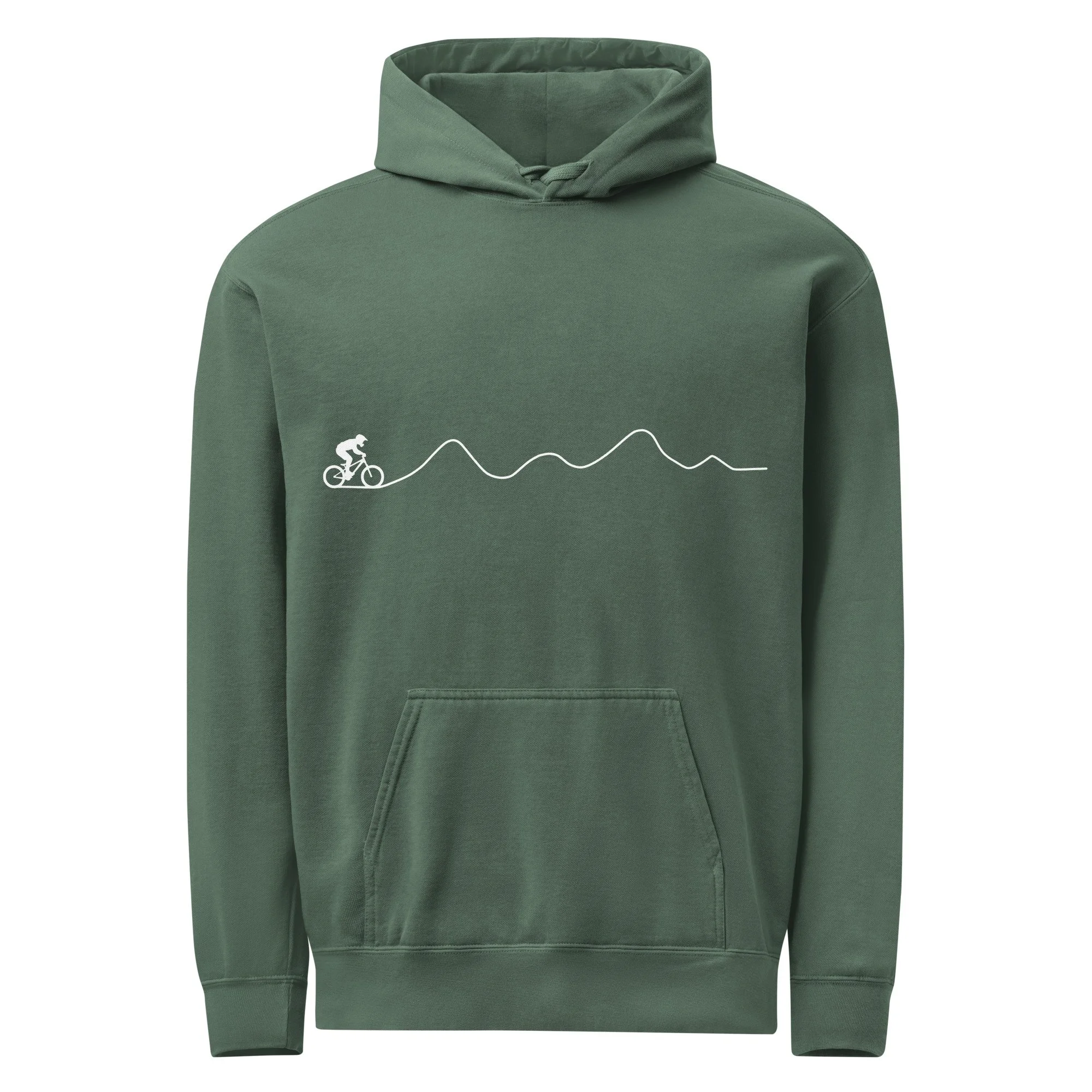 Minimalist Mountain Bike Hoodie