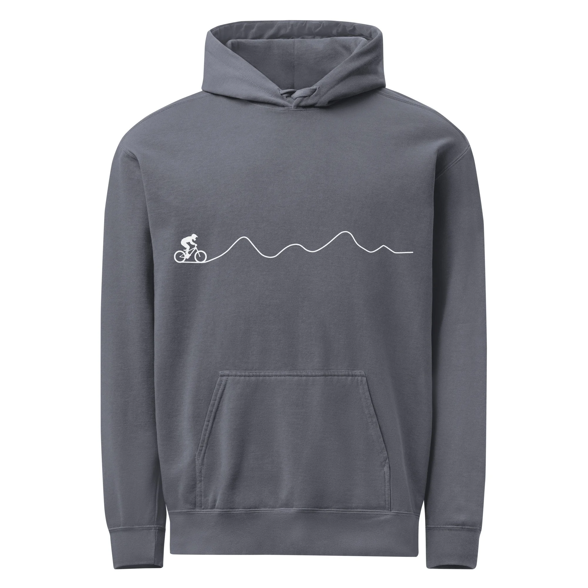 Minimalist Mountain Bike Hoodie