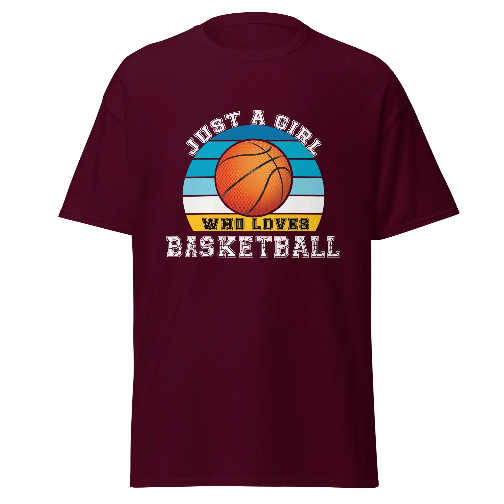Just a Girl Who Loves Basketball Classic Sports Tee