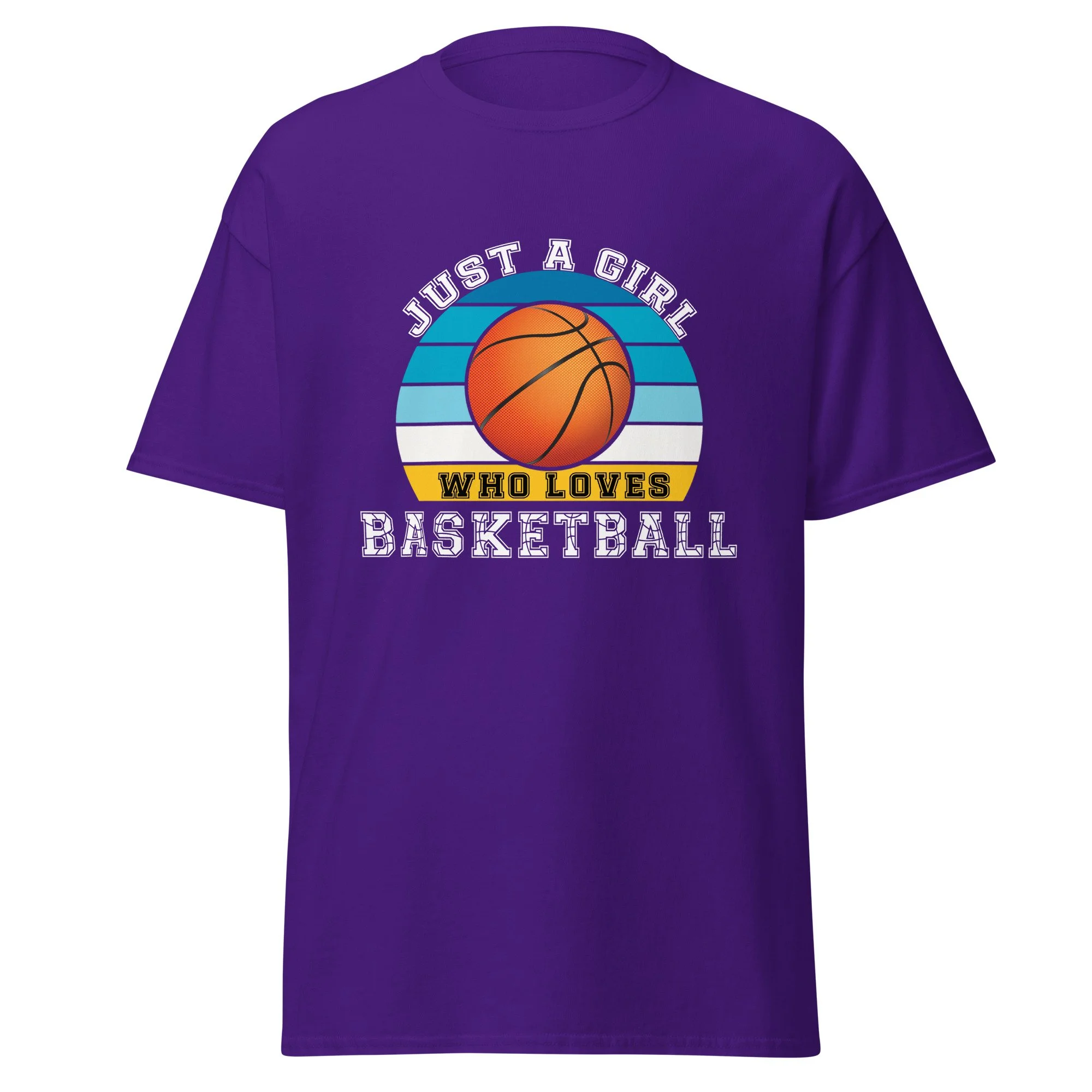 Just a Girl Who Loves Basketball Classic Sports Tee