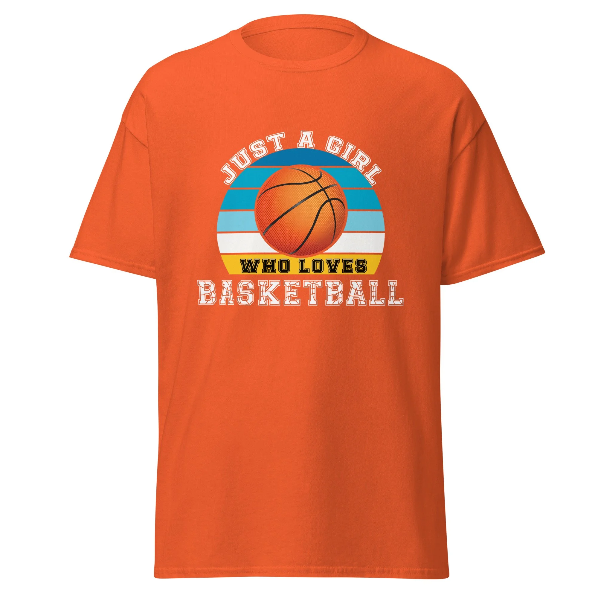 Just a Girl Who Loves Basketball Classic Sports Tee