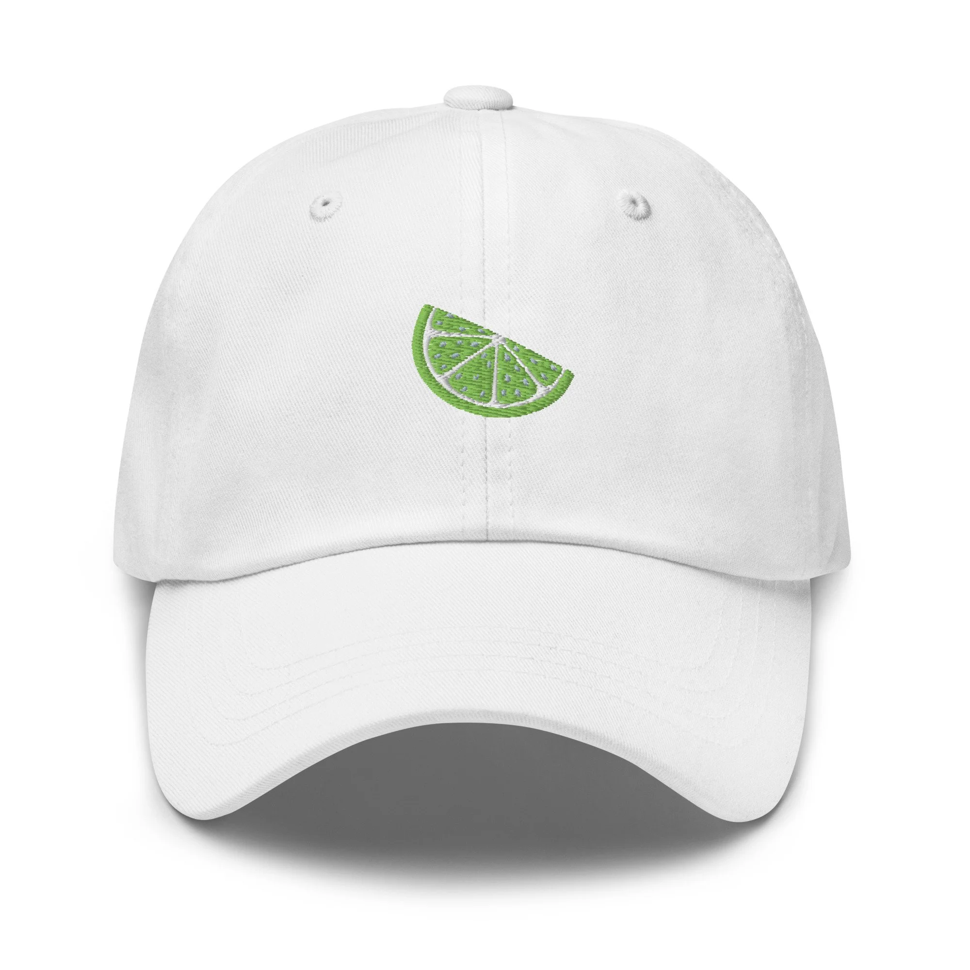Embroidered Lime Wedge Ball Cap