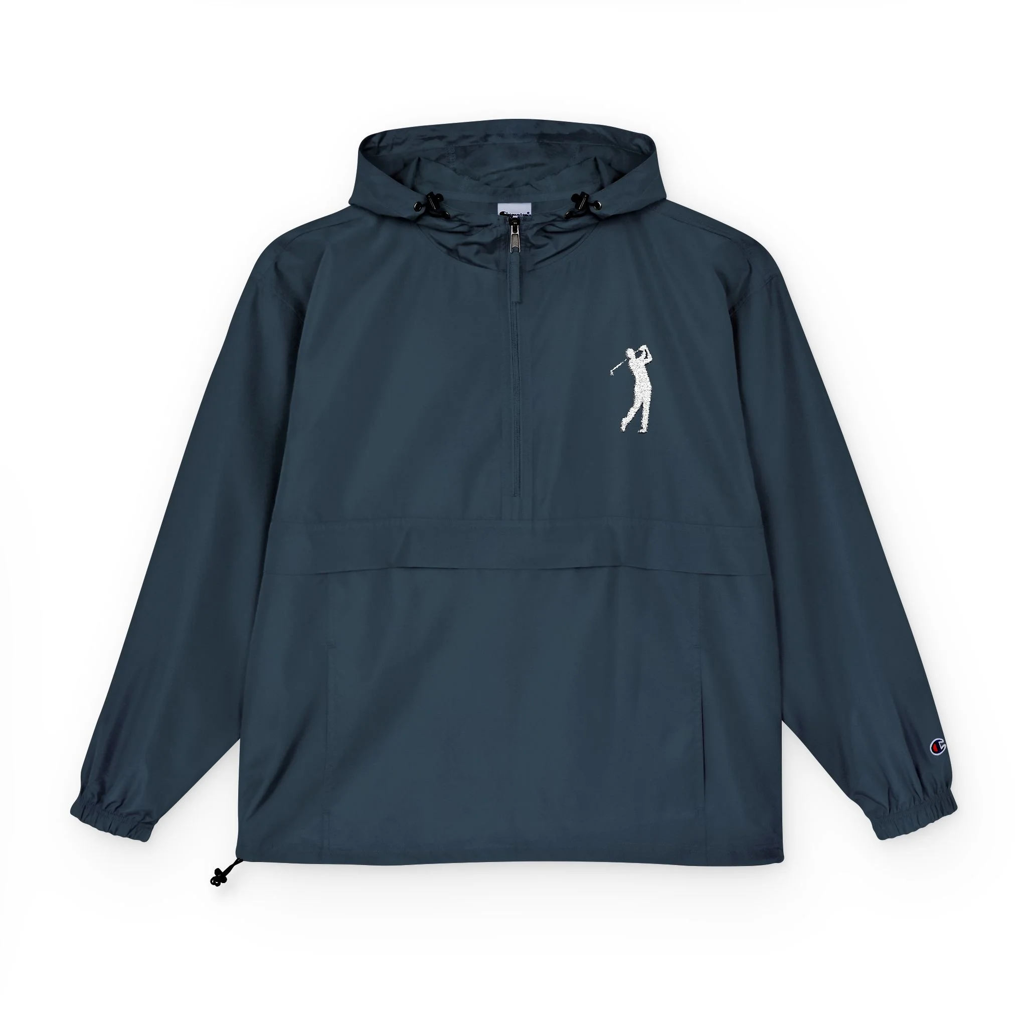 Embroidered Golfer Packable Champion Anorak Jacket