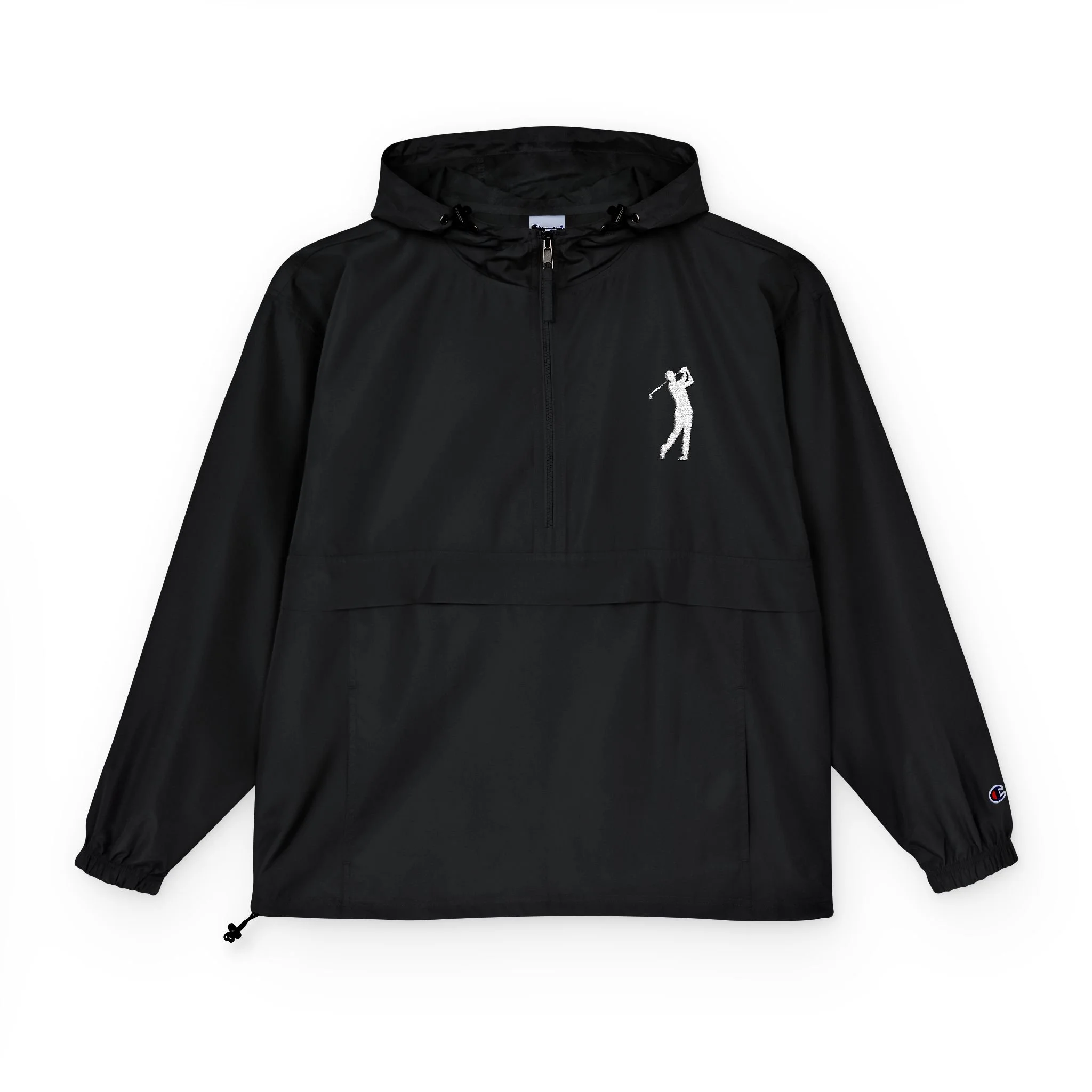 Embroidered Golfer Packable Champion Anorak Jacket
