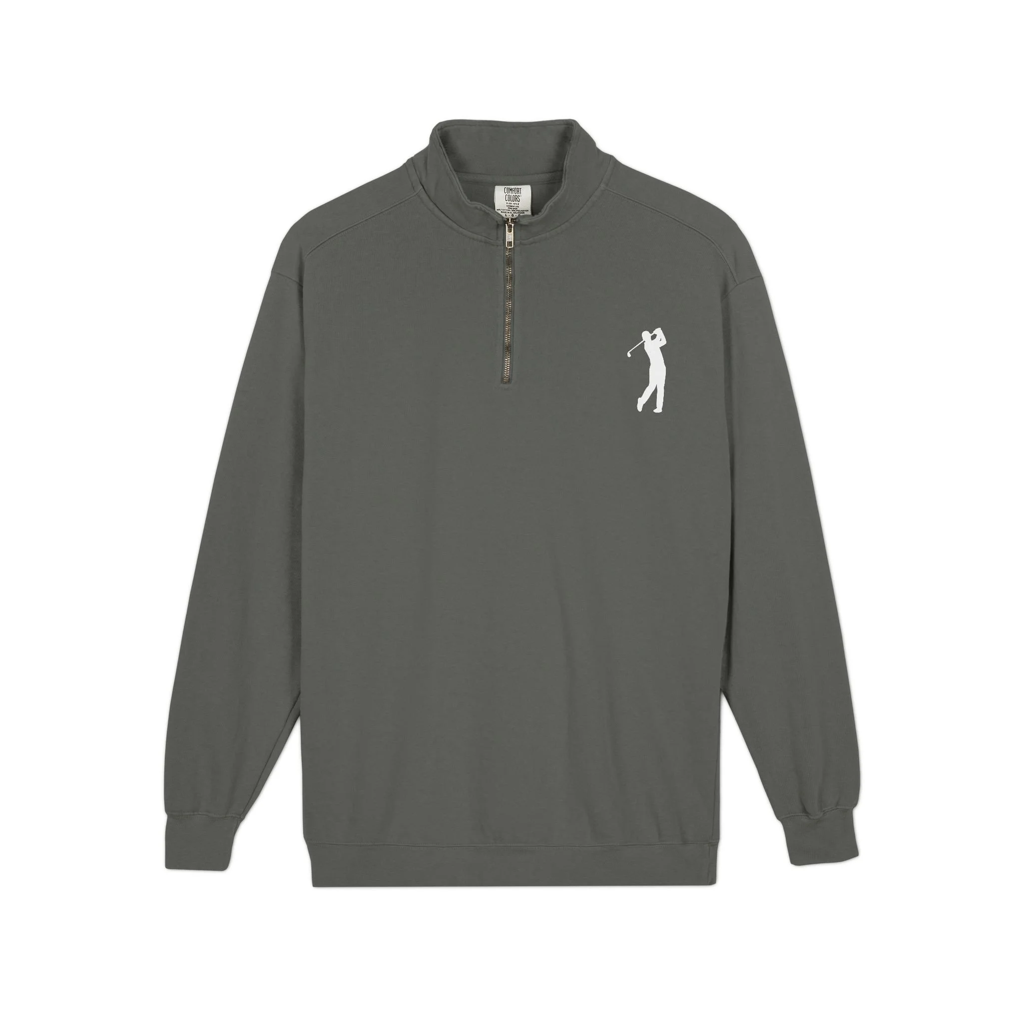 Men's Golf Quarter-Zip Comfort Colors Sweatshirt
