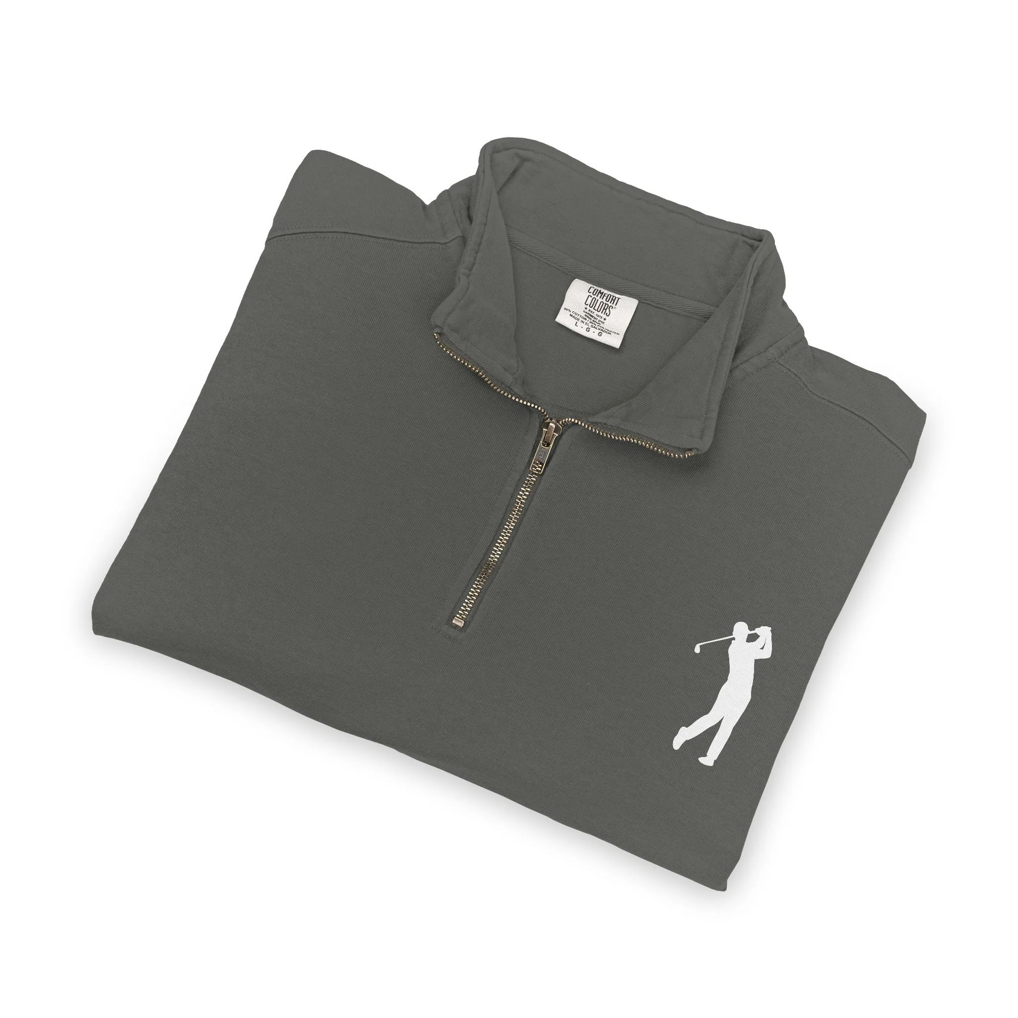 Men's Golf Quarter-Zip Comfort Colors Sweatshirt