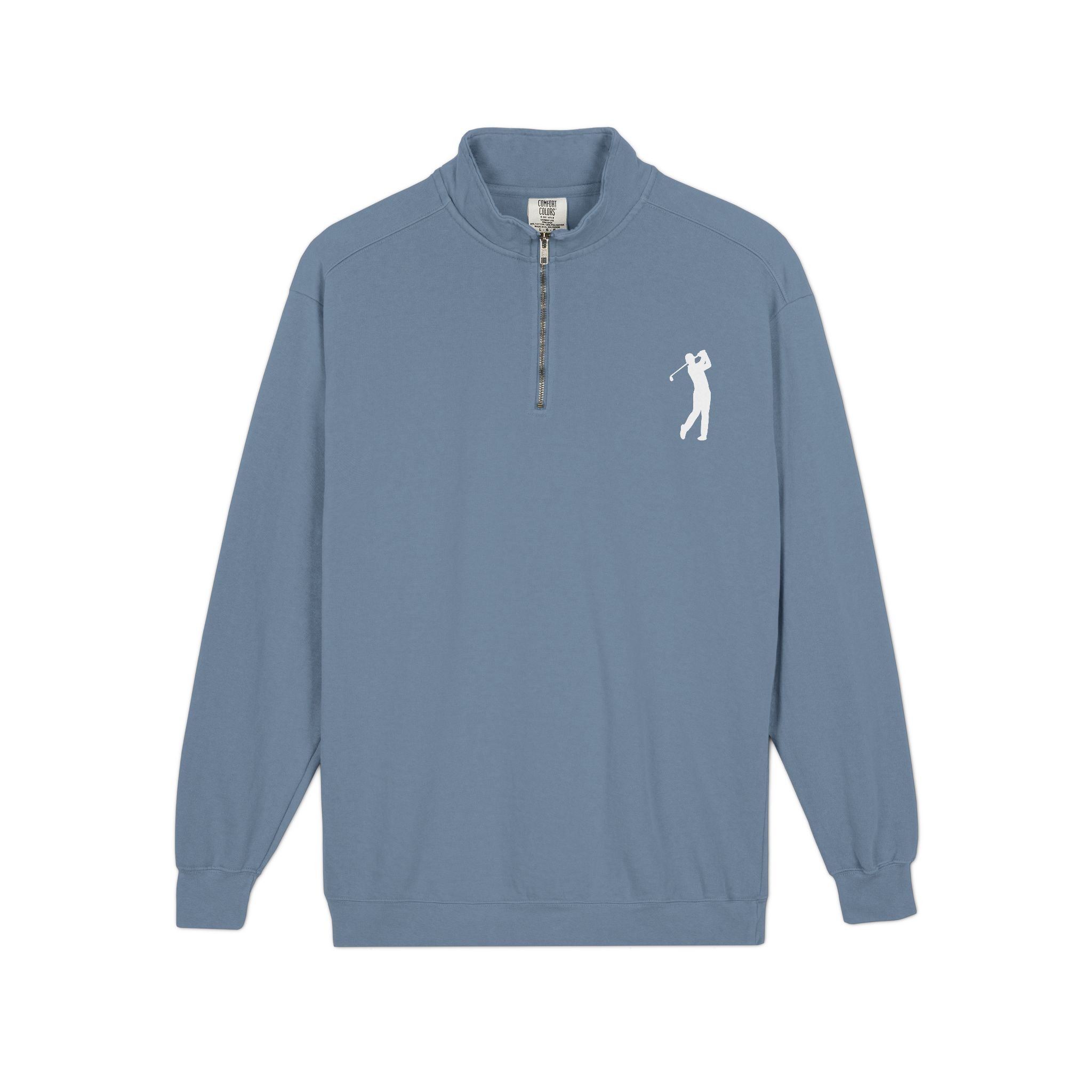 Men's Golf Quarter-Zip Comfort Colors Sweatshirt