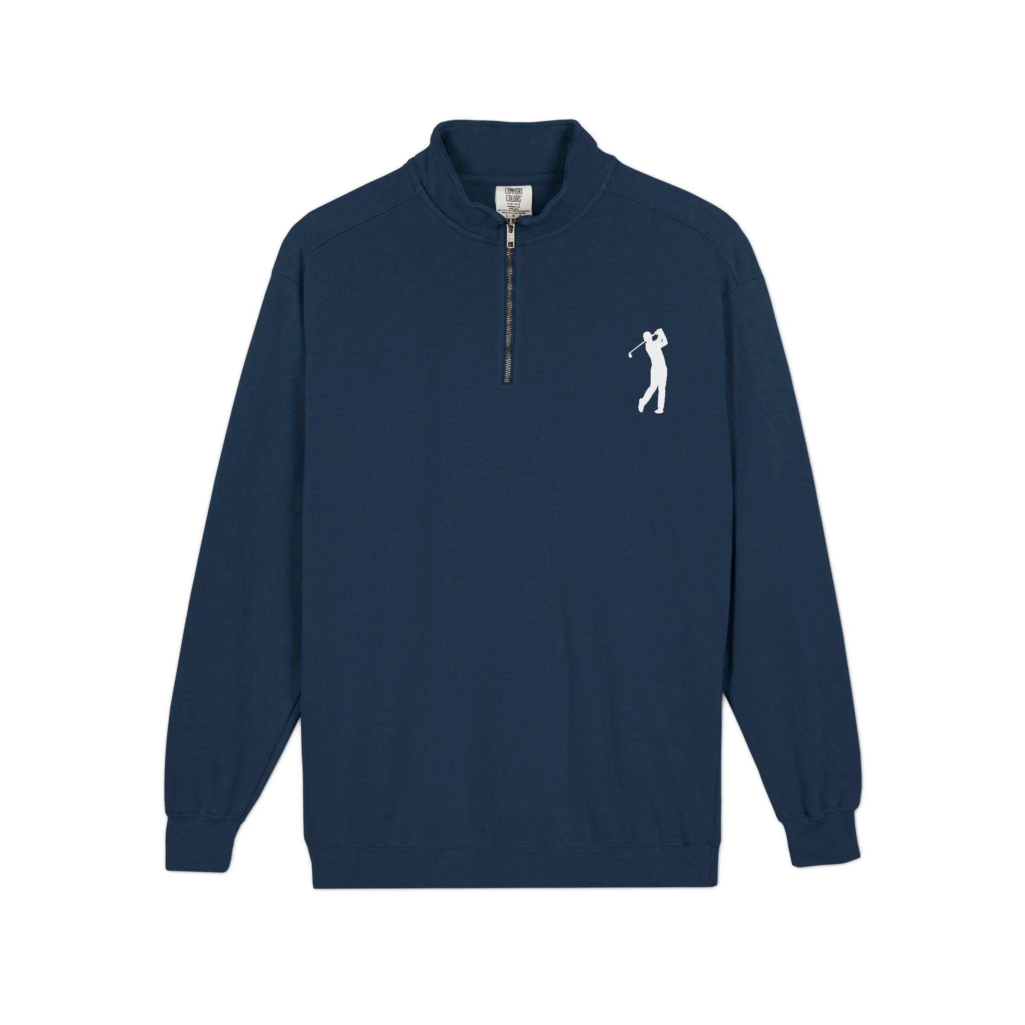 Men's Golf Quarter-Zip Comfort Colors Sweatshirt