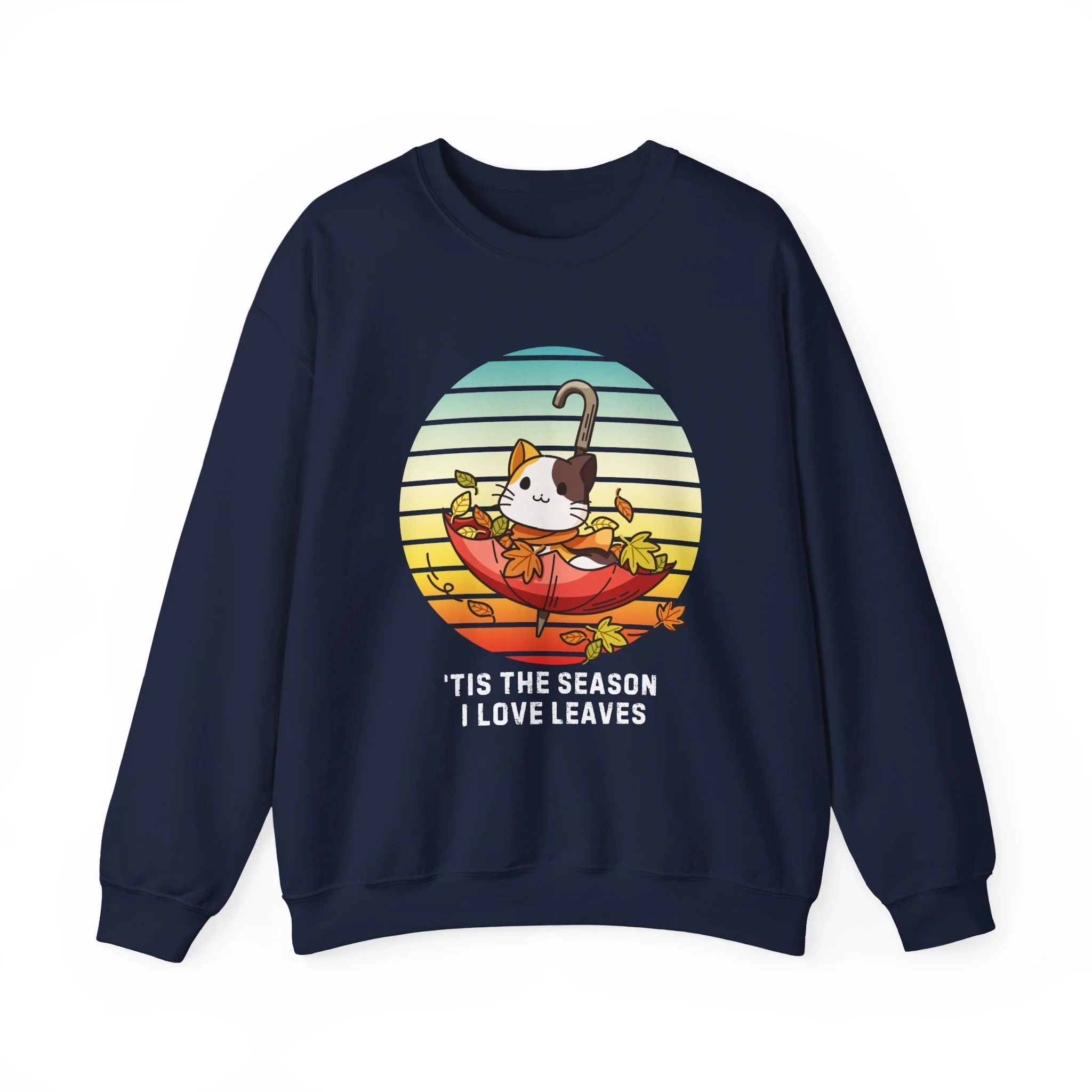 Umbrella Kitty Fall Sweatshirt, Tis the Season