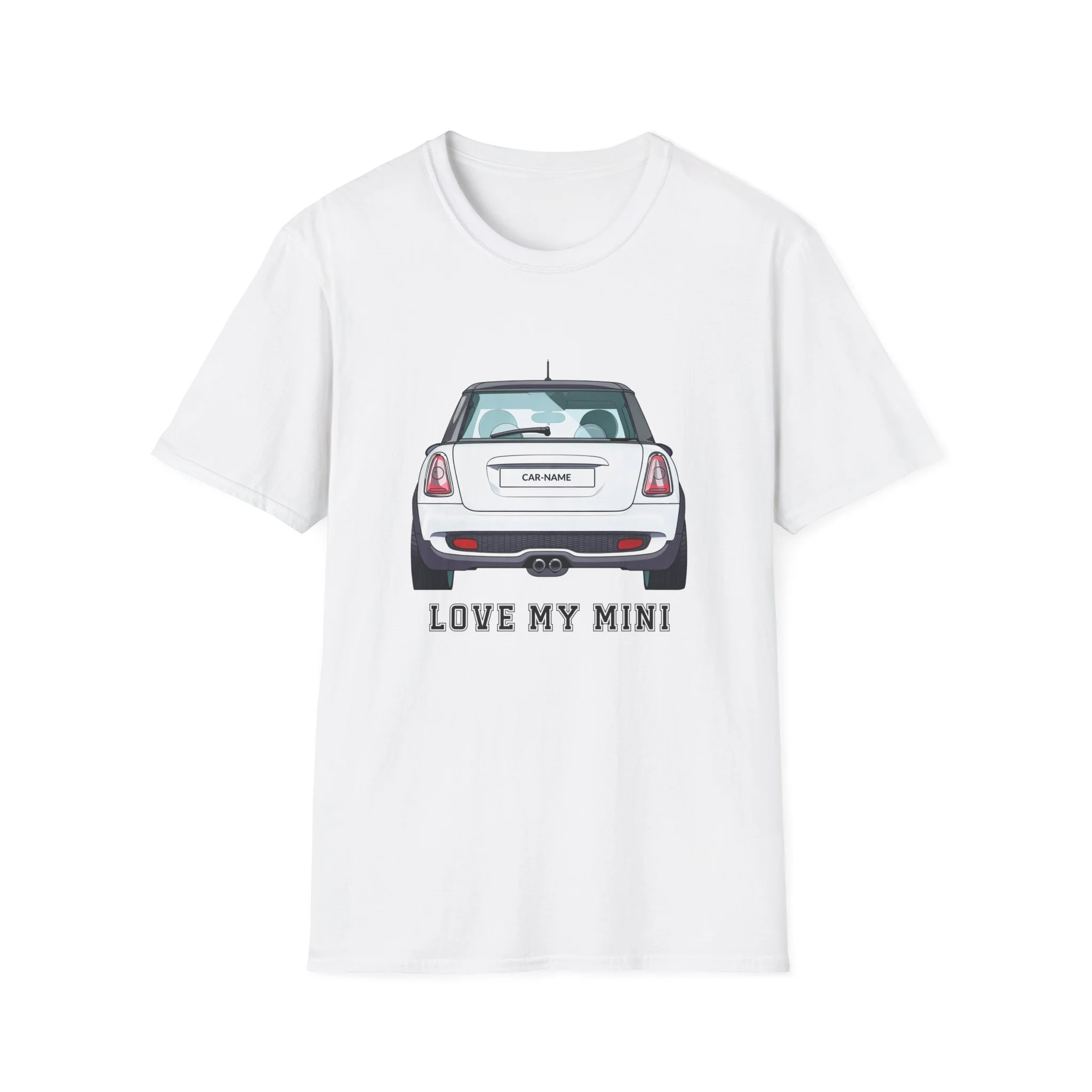 Personalized Love My Mini License Plate Tee
