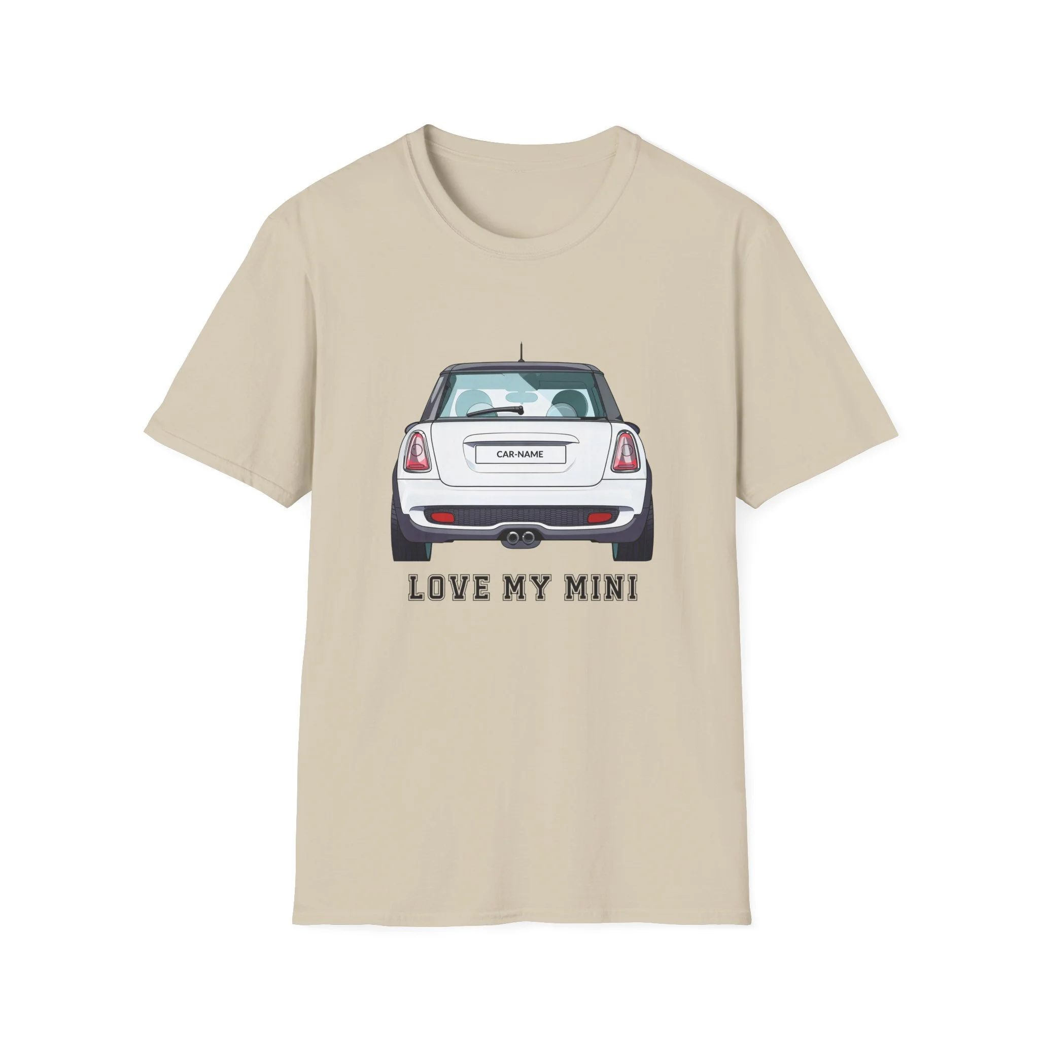 Personalized Love My Mini License Plate Tee