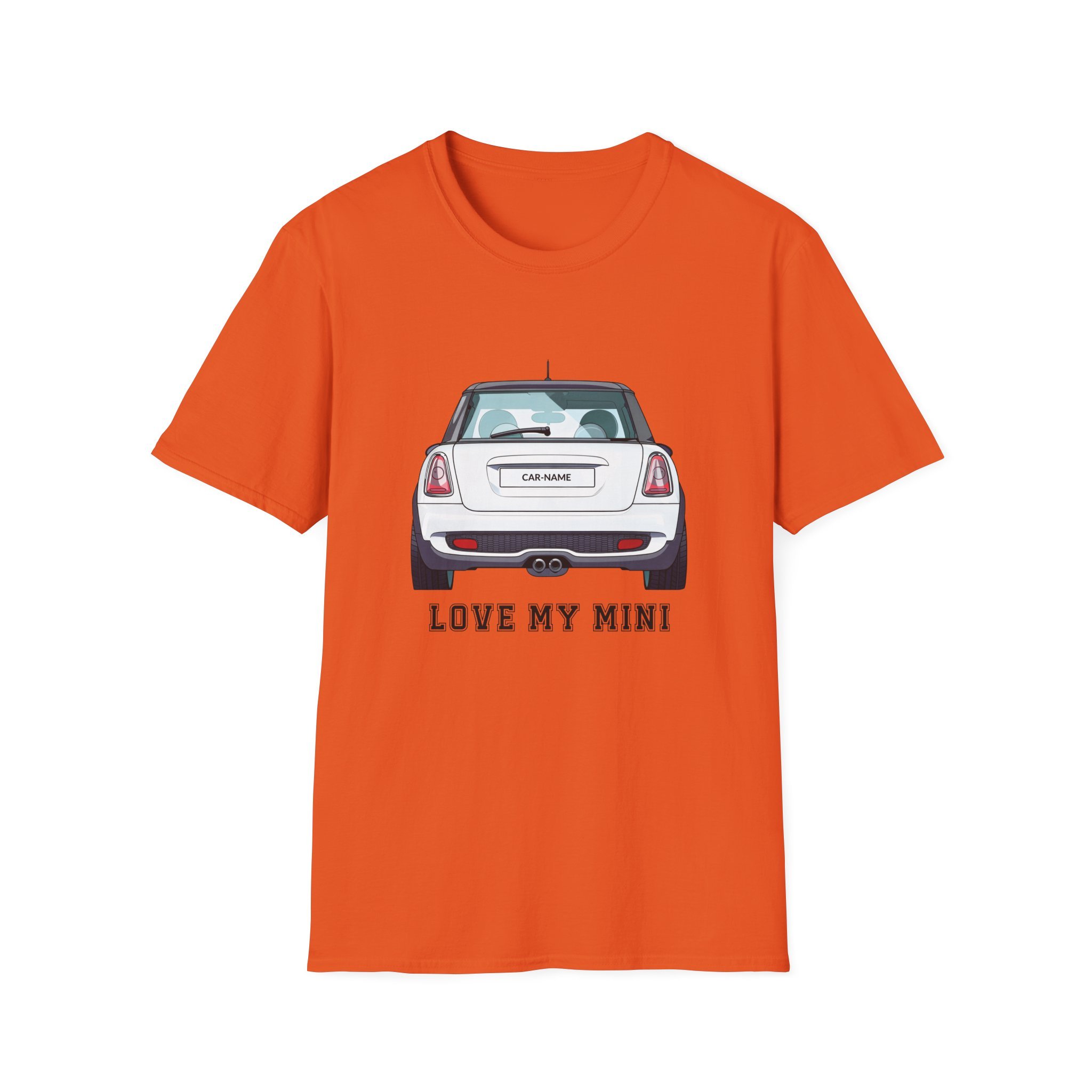 Personalized Love My Mini License Plate Tee