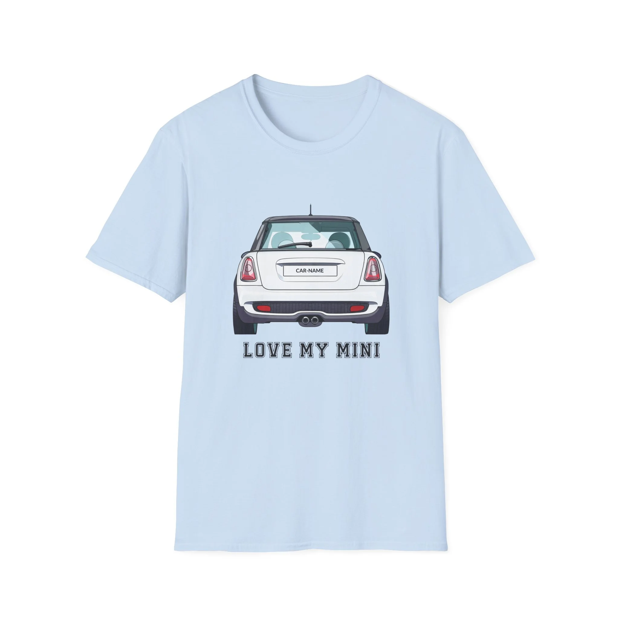 Personalized Love My Mini License Plate Tee