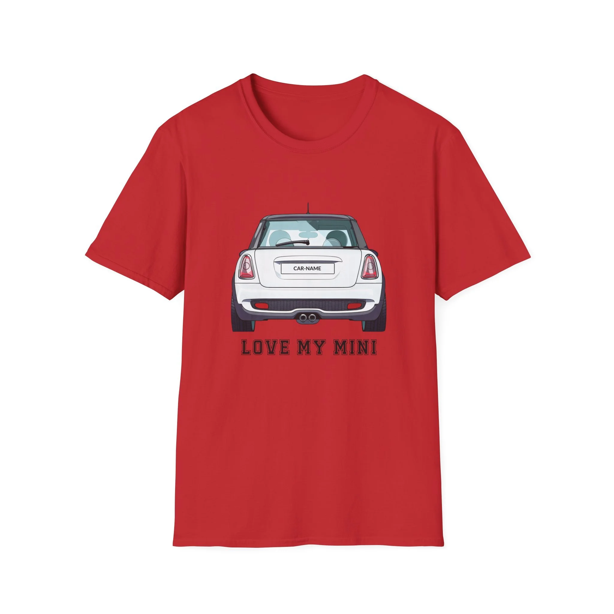 Personalized Love My Mini License Plate Tee