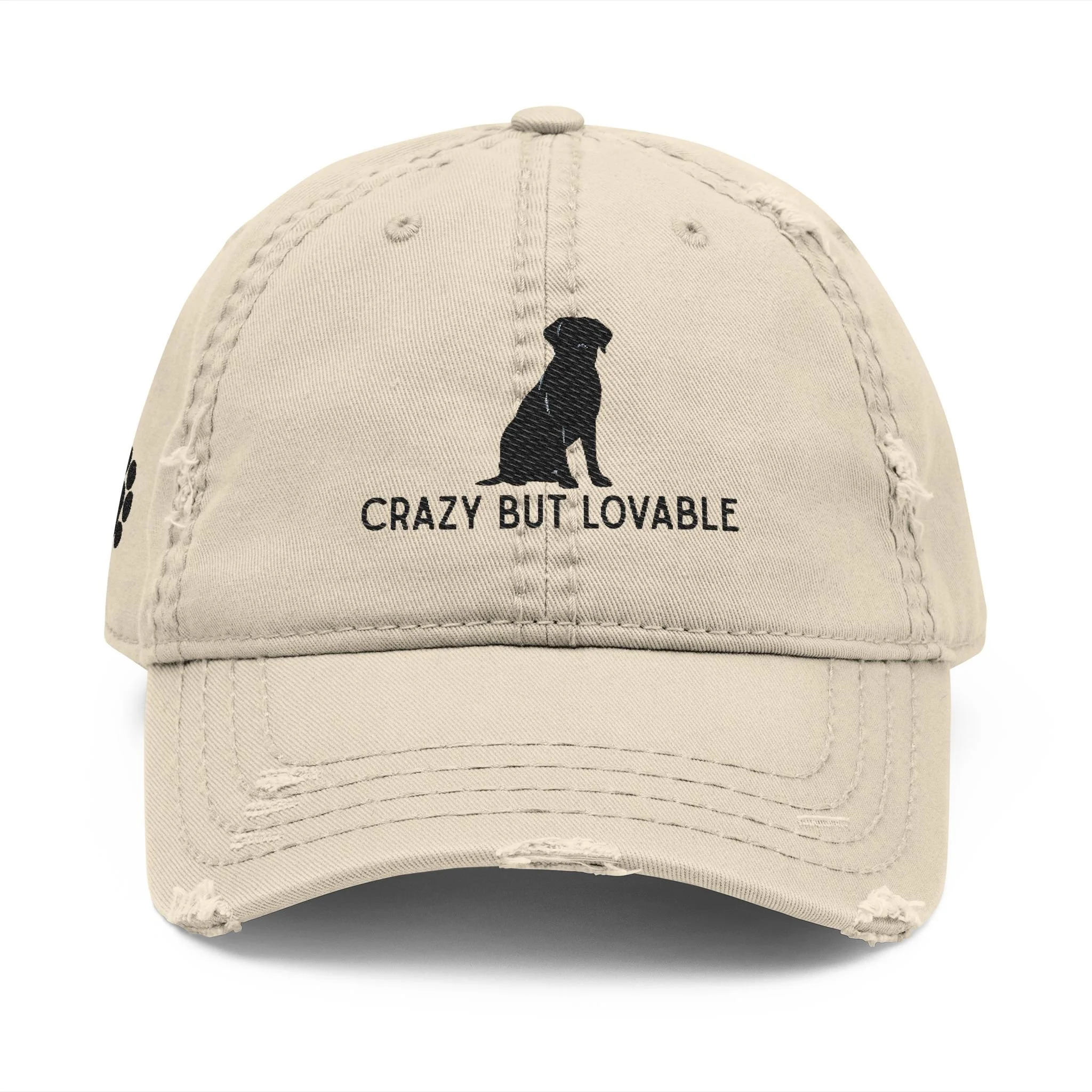 Embroidered Black Labrador Dog Hat