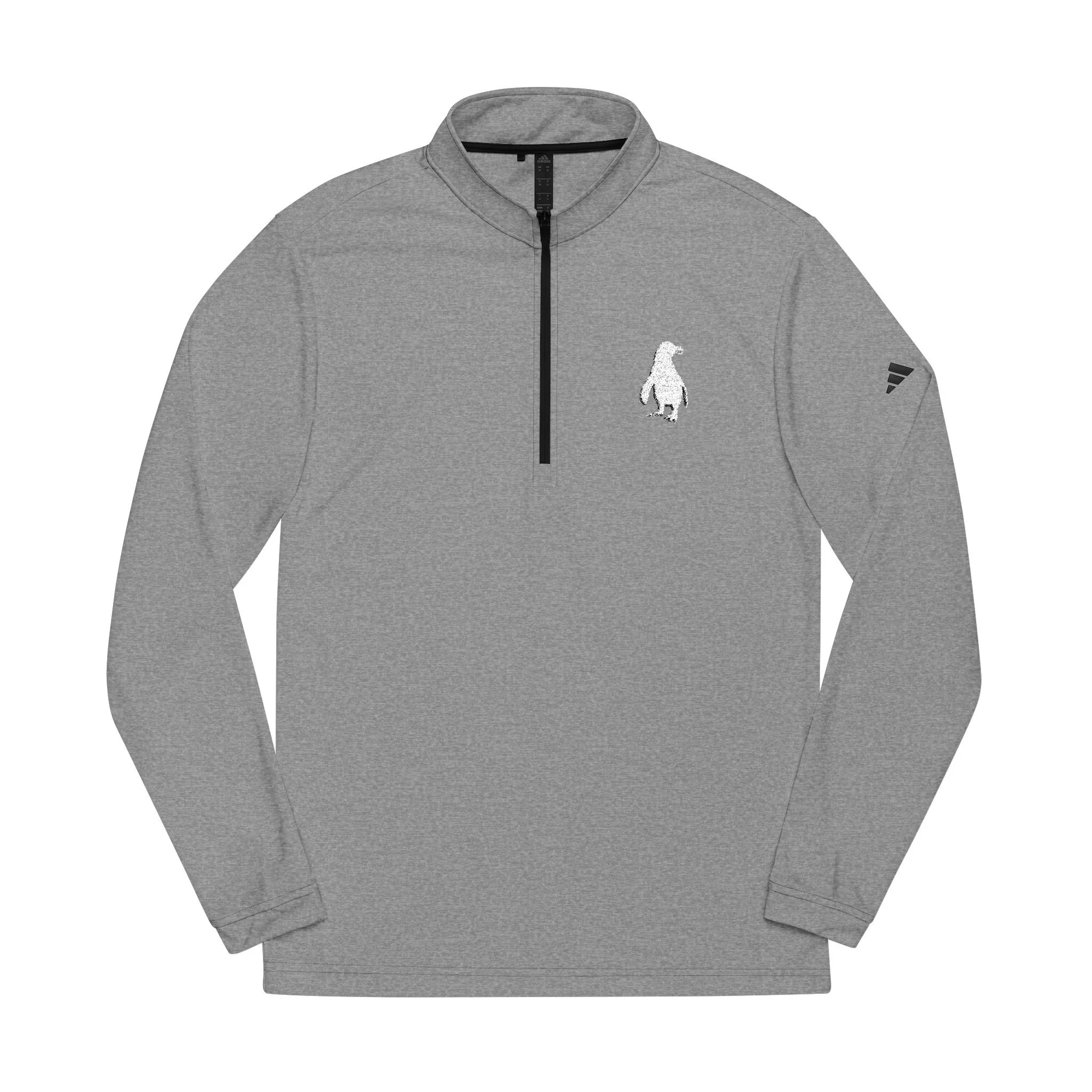 Adidas Embroidered Penguin Quarter-Zip Pullover