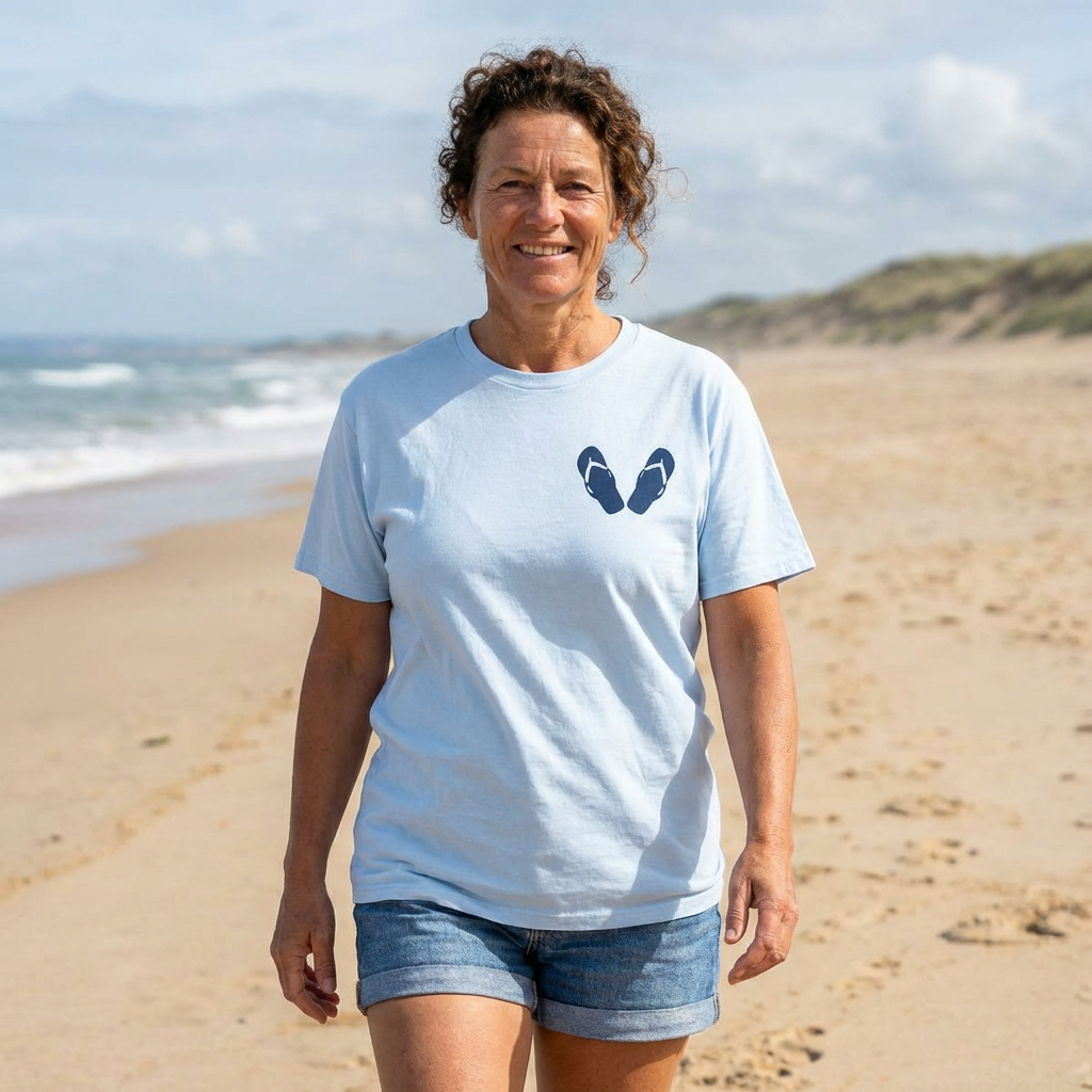 Beach Flip Flops DryBlend T-Shirt