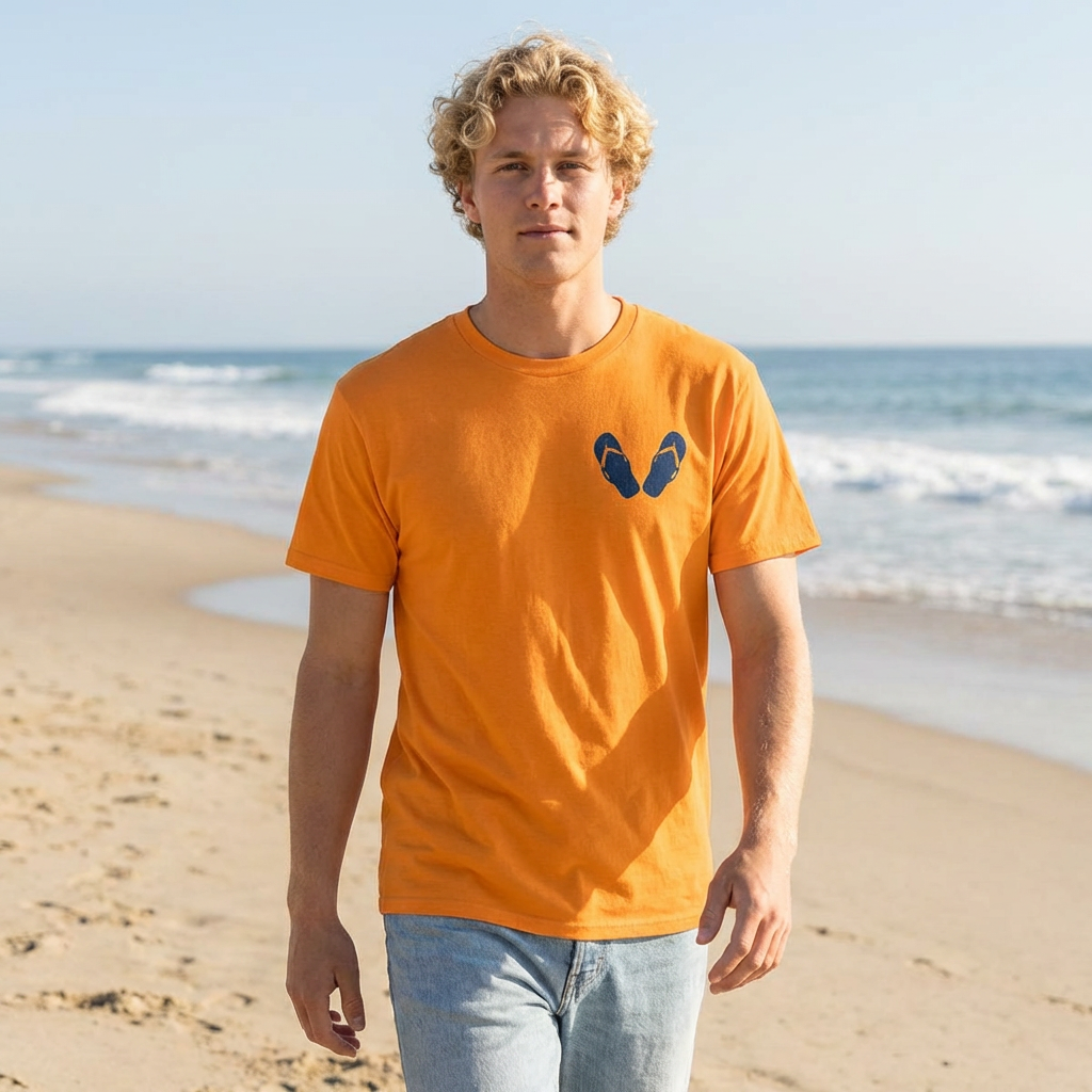 Beach Flip Flops DryBlend T-Shirt