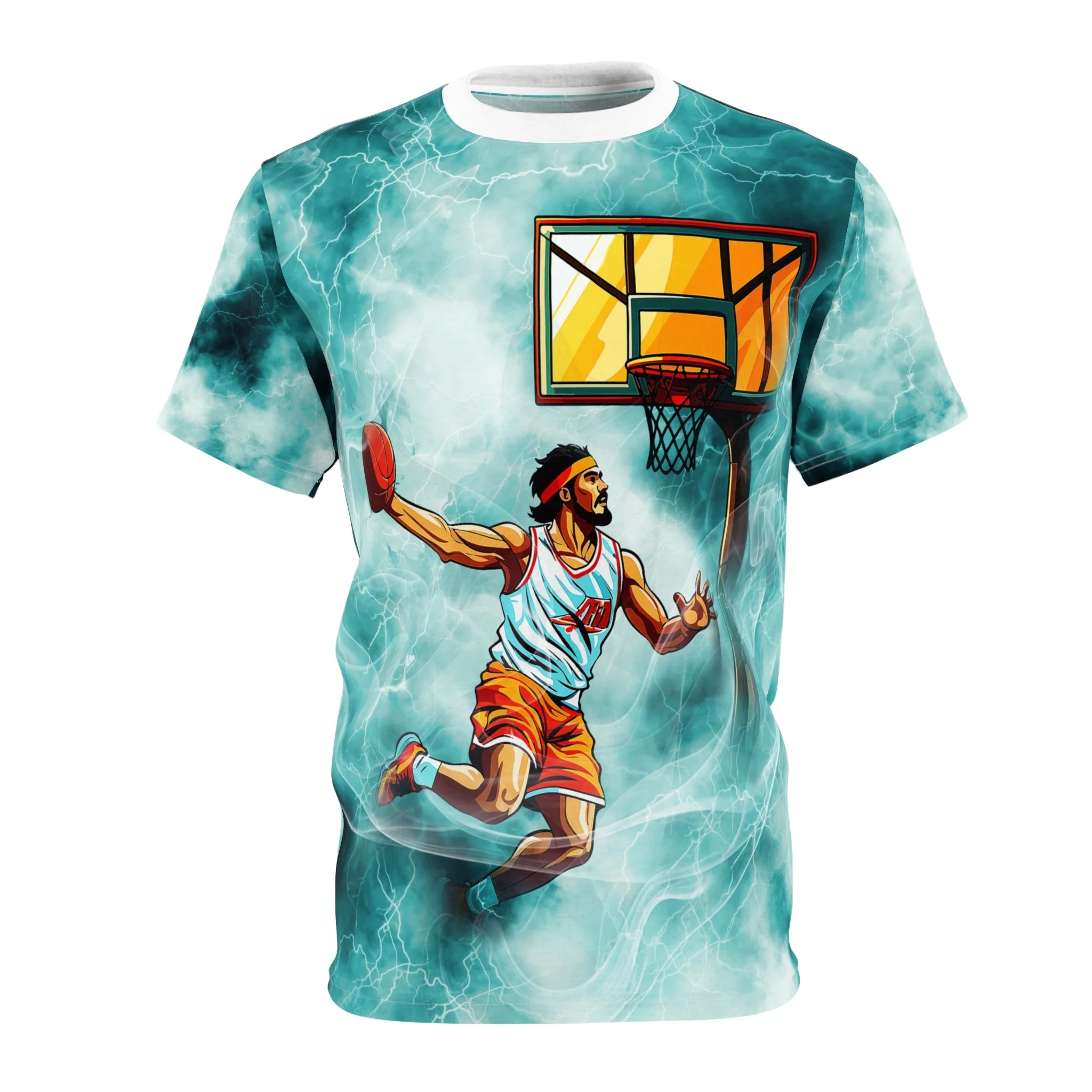 Basketball Lightning Moisture-Wicking Unisex Tee