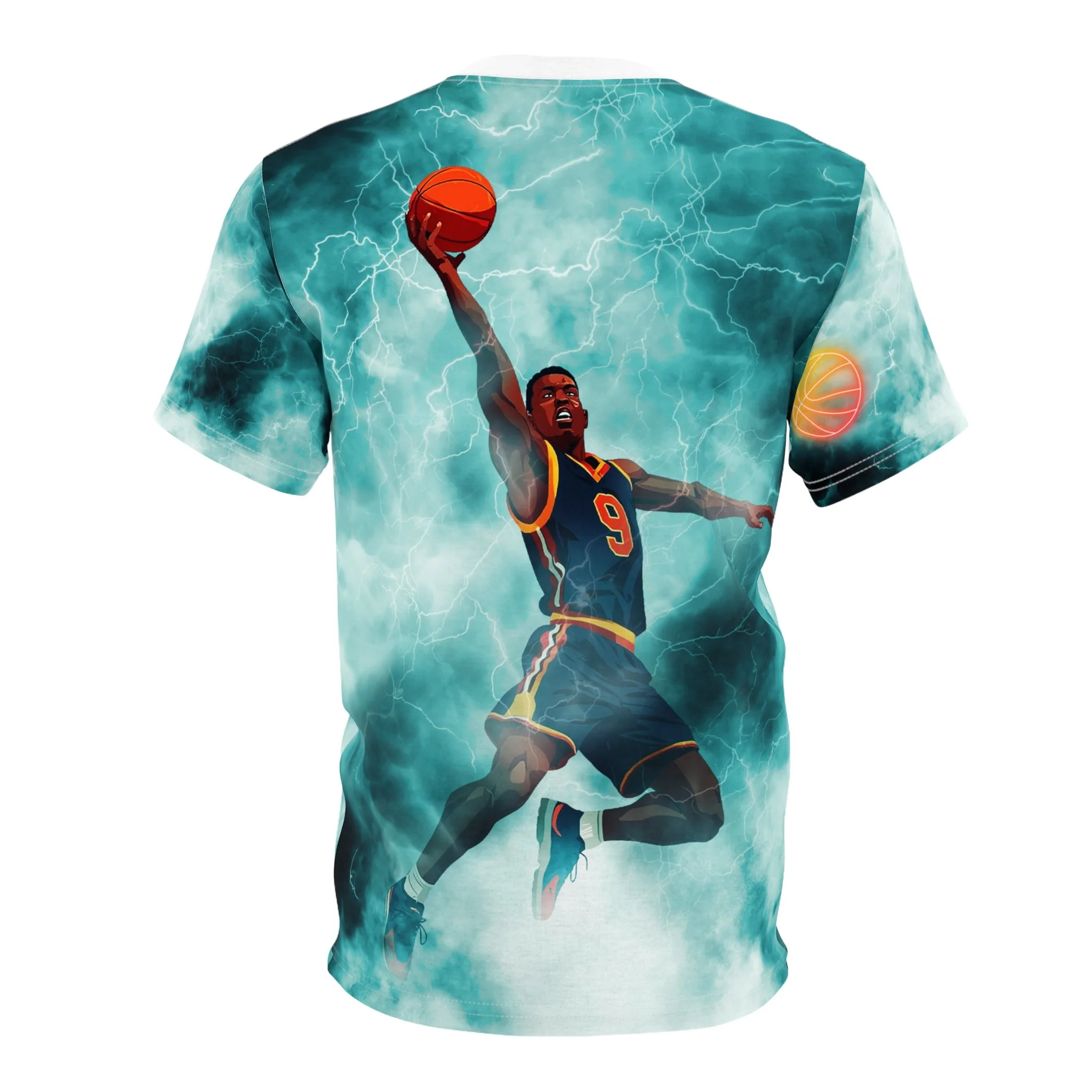Basketball Lightning Moisture-Wicking Unisex Tee