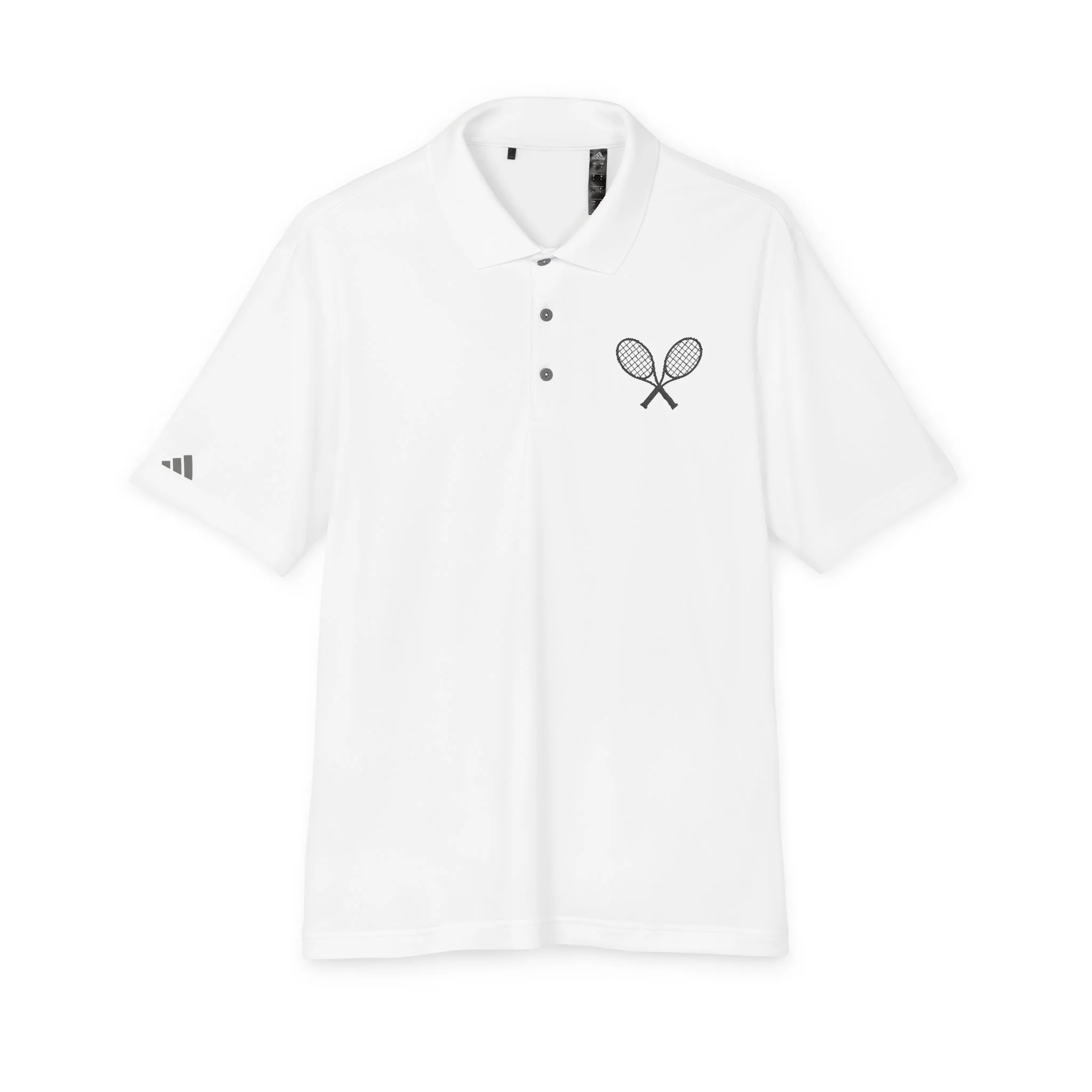 Adidas Performance Polo Embroidered Tennis Rackets