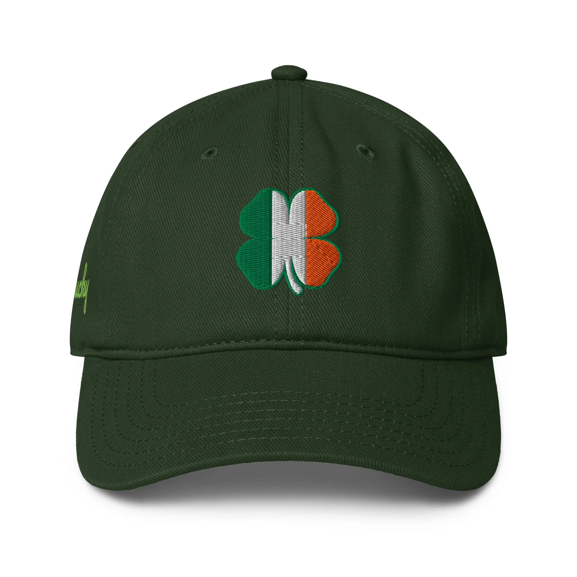 Lucky Irish Shamrock Low-profile Cap