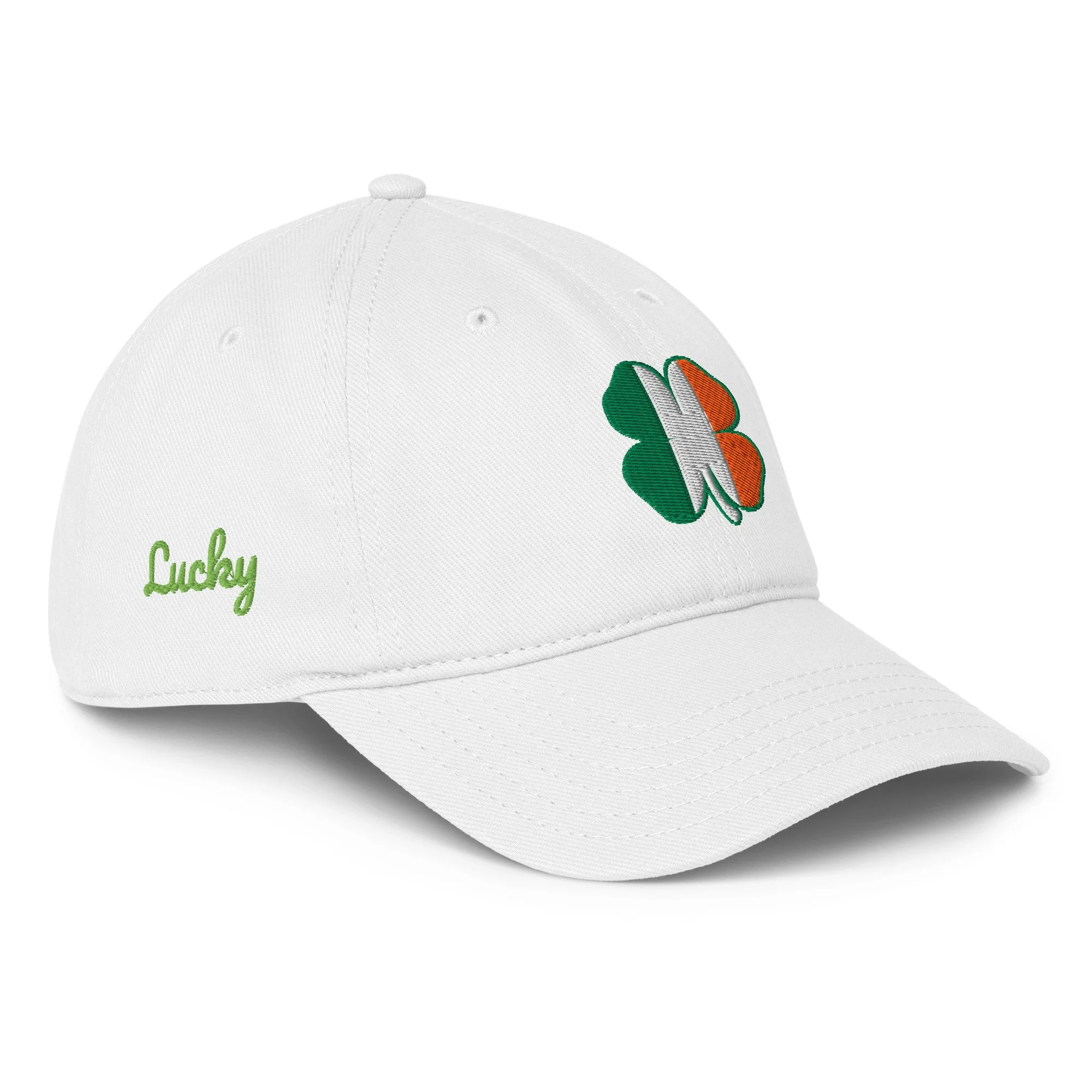Lucky Irish Shamrock Low-profile Cap