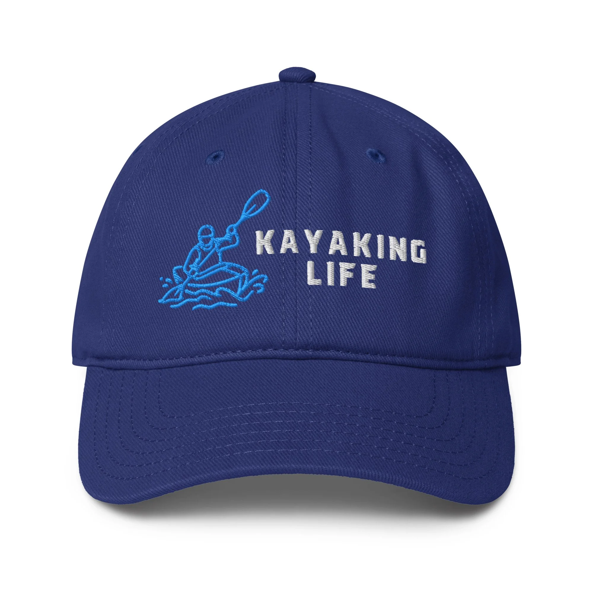 Embroidered Kayaking Life Low-profile Cap