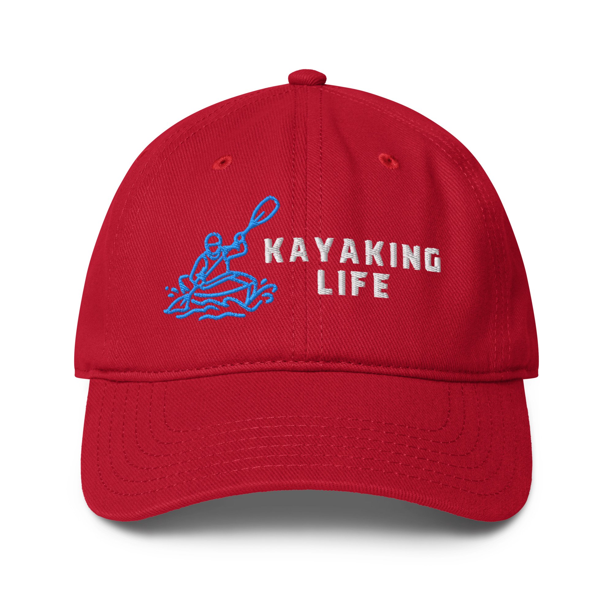 Embroidered Kayaking Life Low-profile Cap
