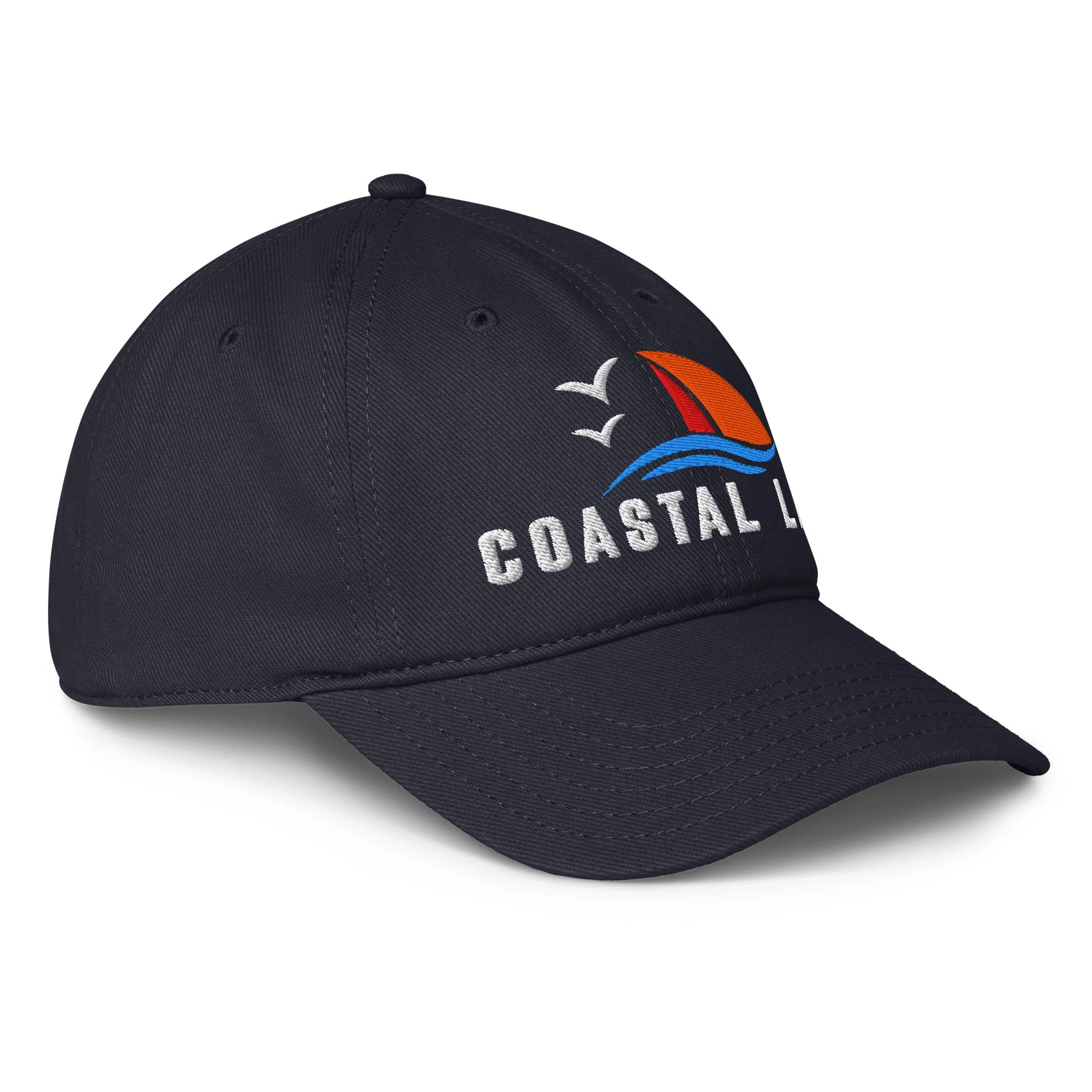Embroidered Coastal Life Boating Low-profile Cap