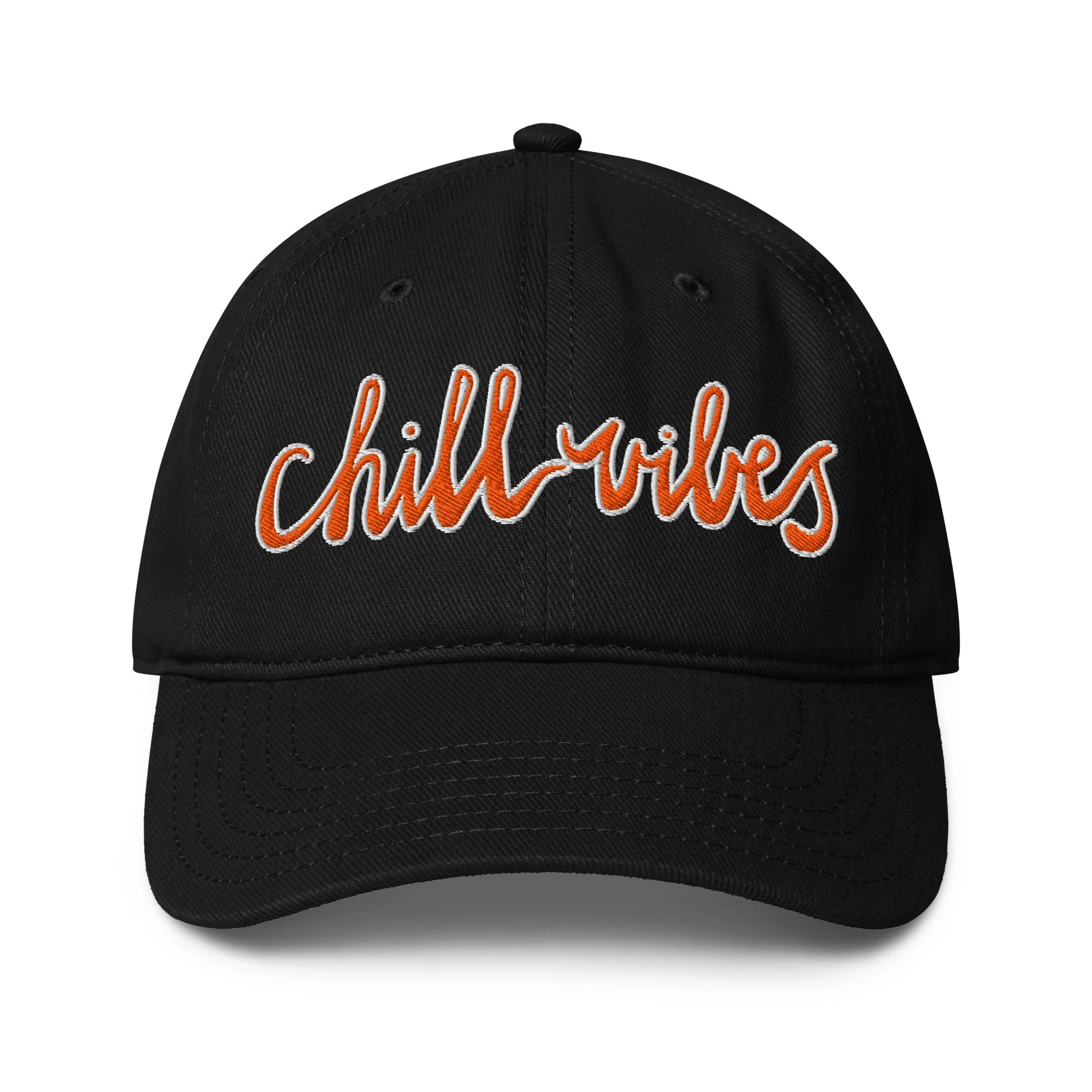 Embroidered Chill Vibes Low-profile Cap