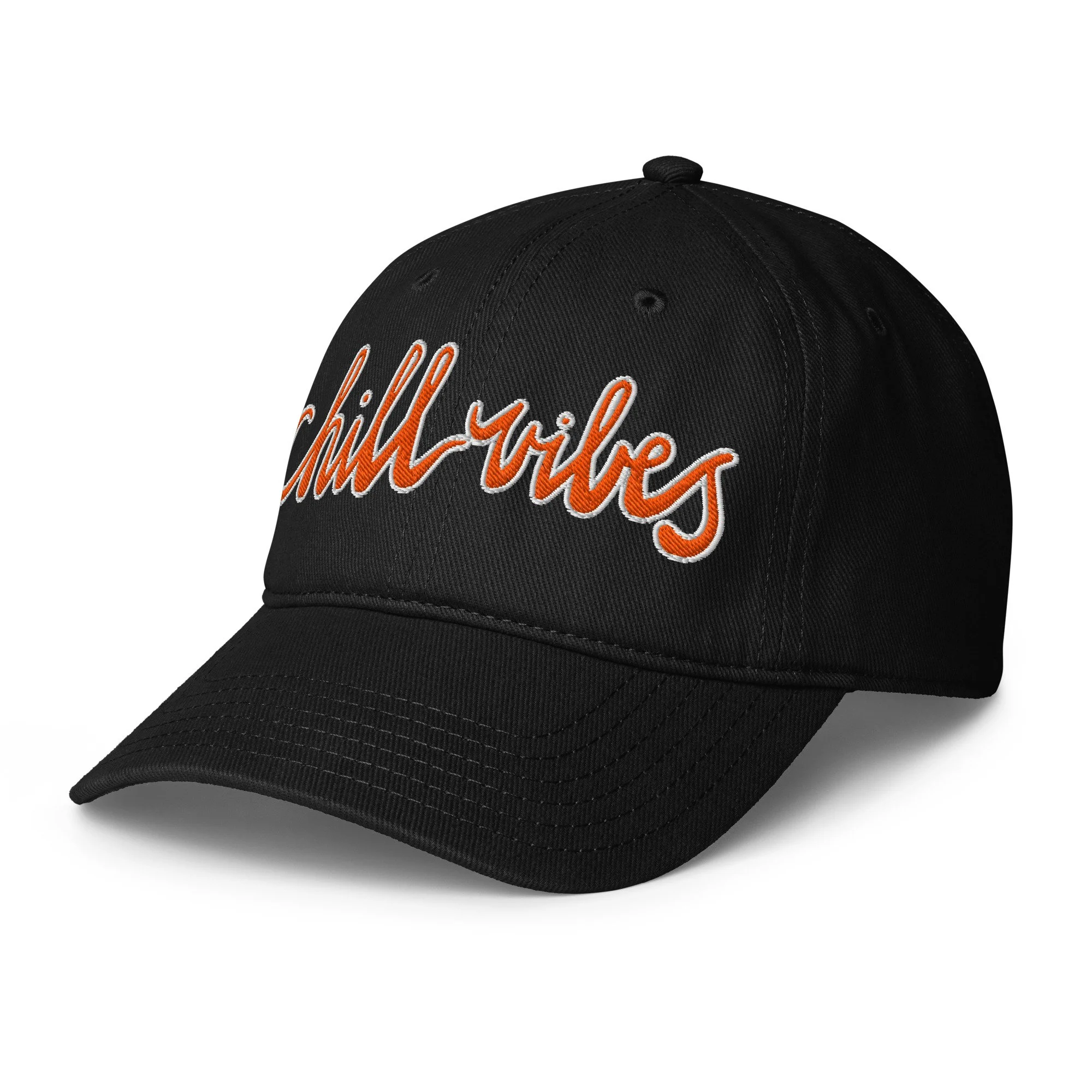 Embroidered Chill Vibes Low-profile Cap