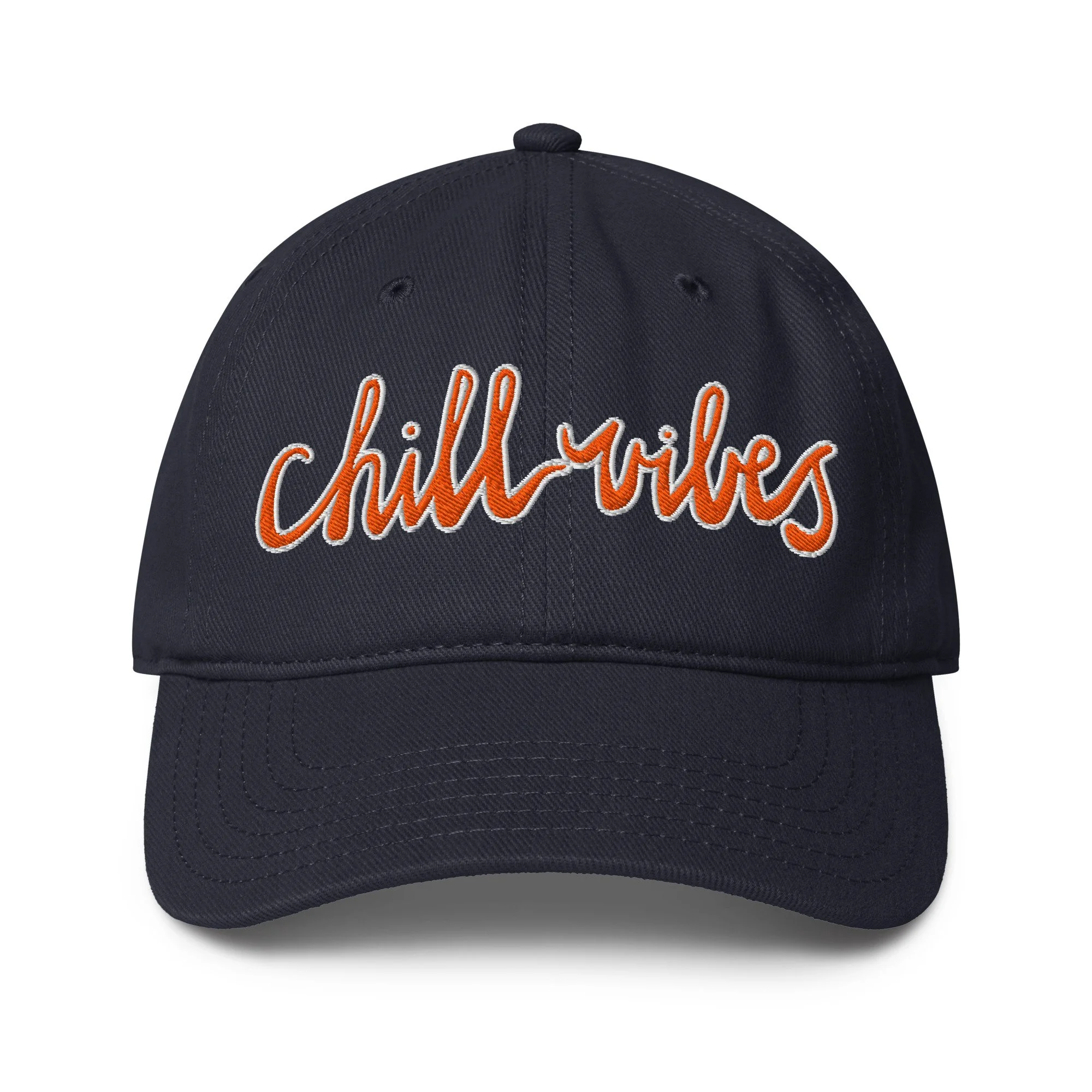 Embroidered Chill Vibes Low-profile Cap