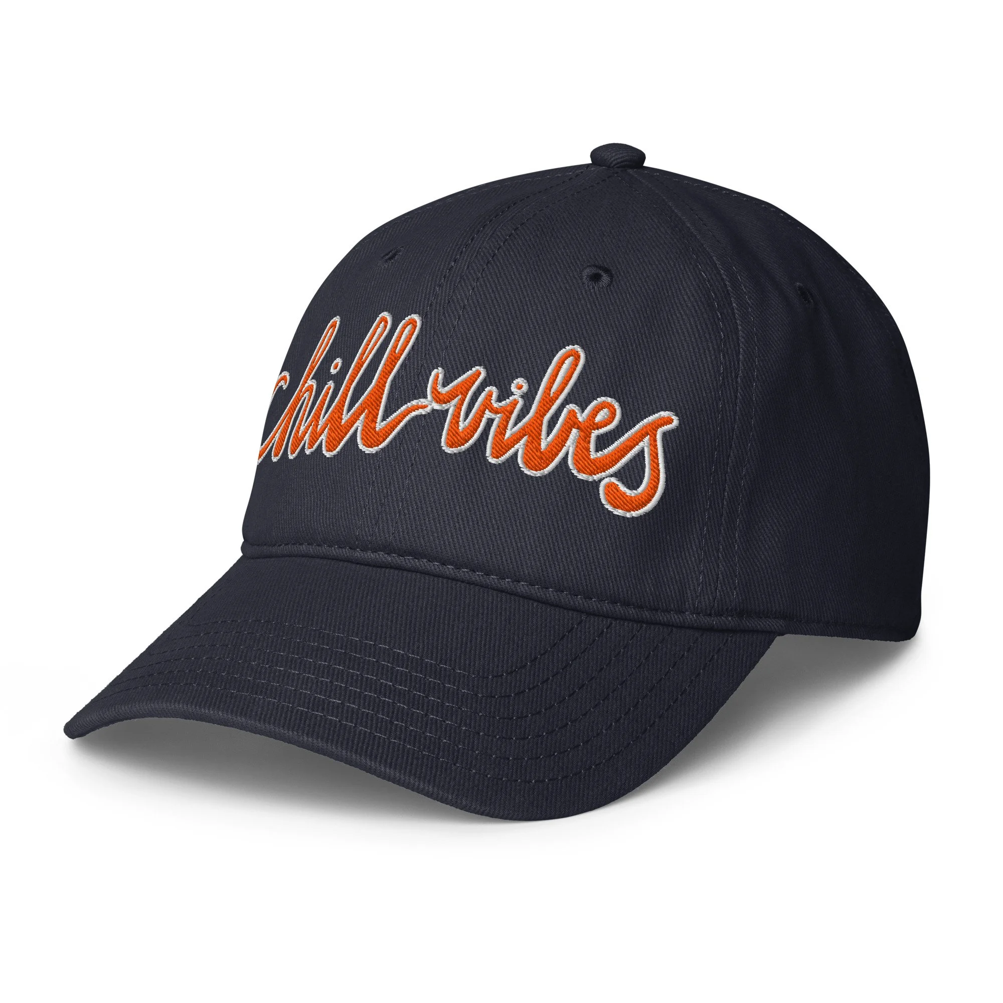 Embroidered Chill Vibes Low-profile Cap