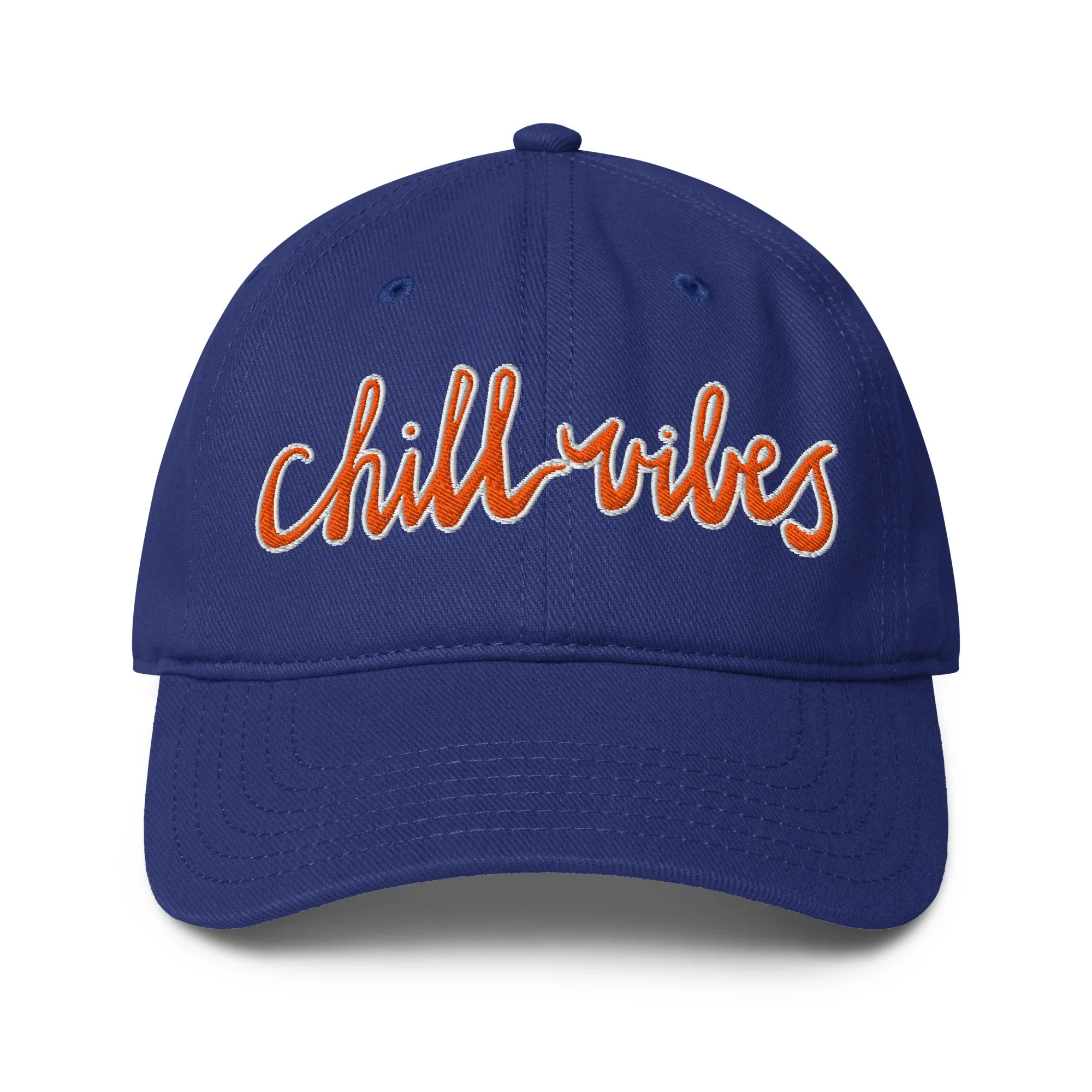 Embroidered Chill Vibes Low-profile Cap