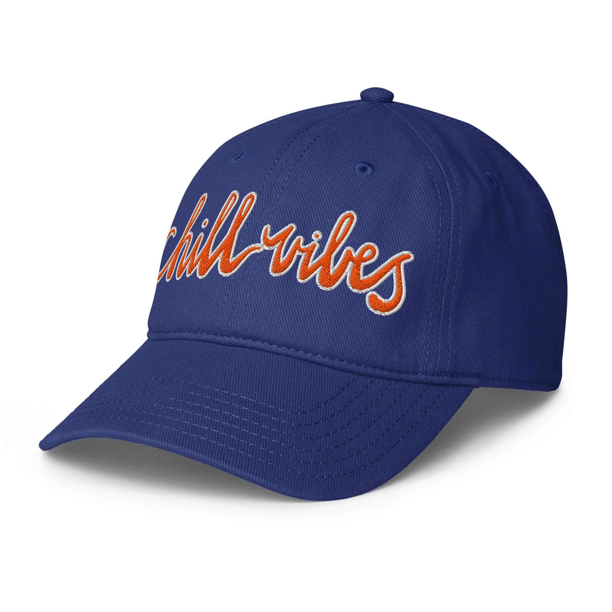 Embroidered Chill Vibes Low-profile Cap