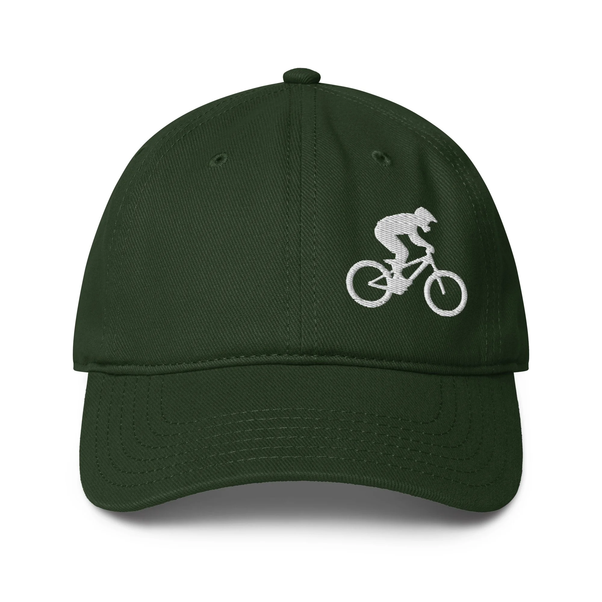 Embroidered Mountain Bike Low-profile Cap