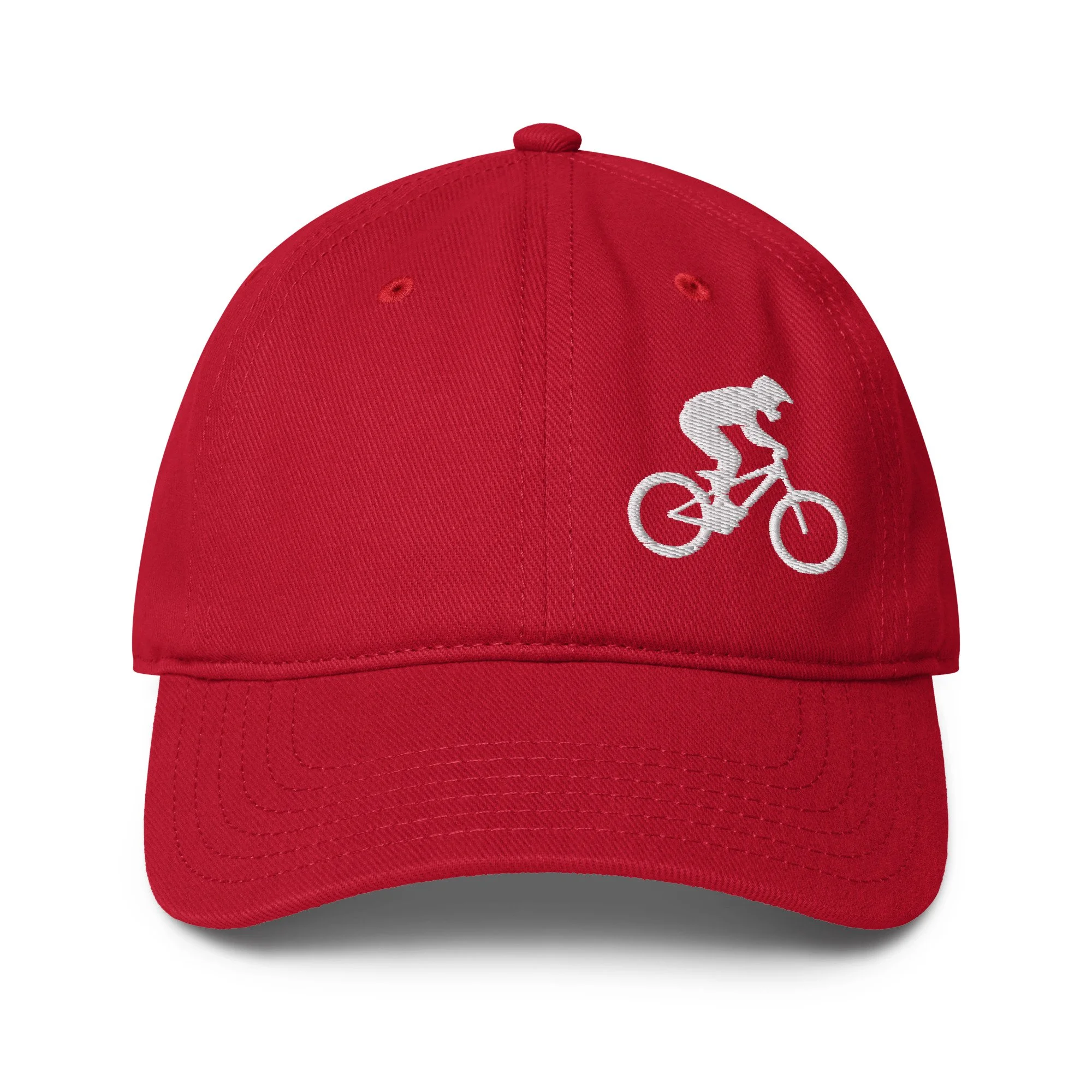 Embroidered Mountain Bike Low-profile Cap