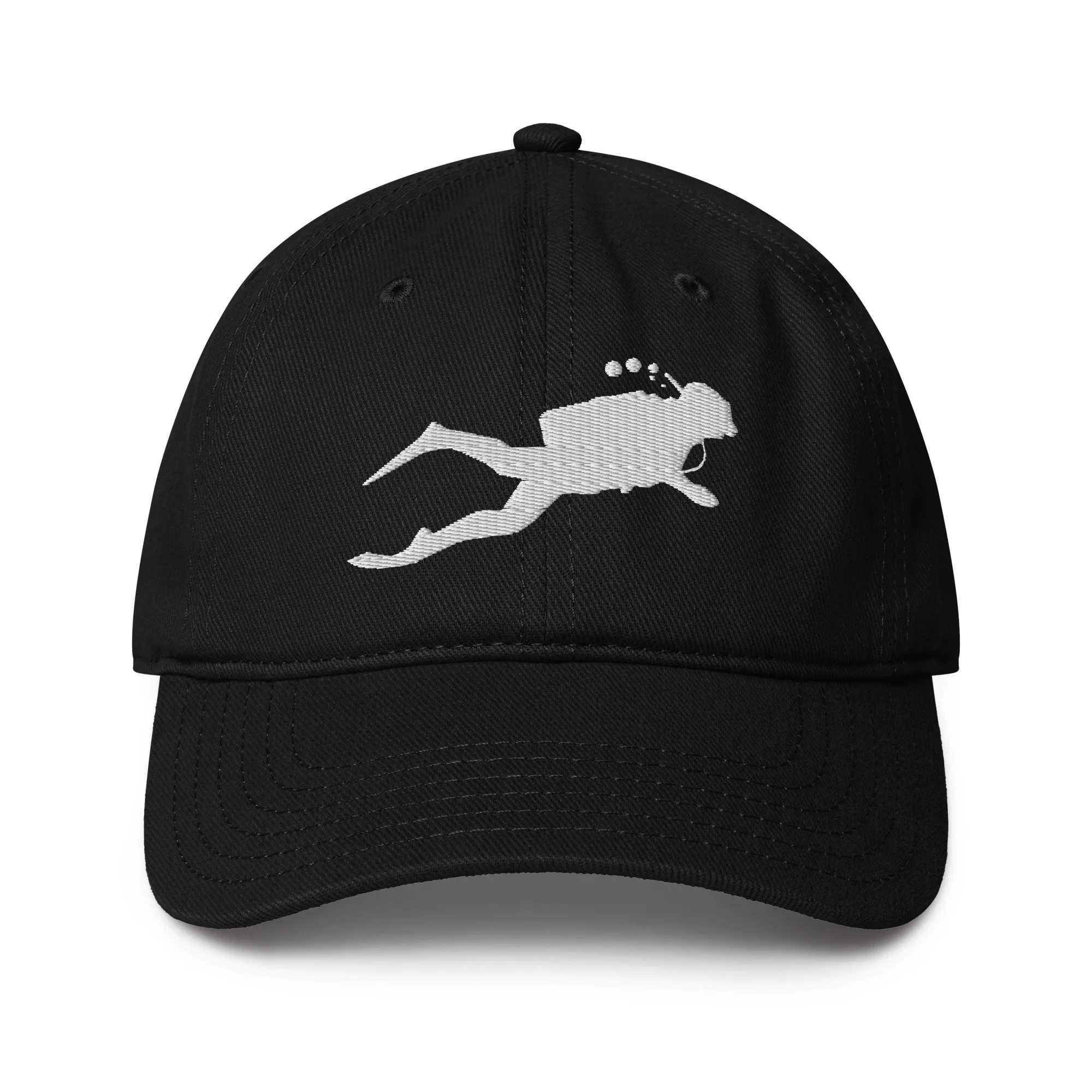 Embroidered Scuba Diver Cap