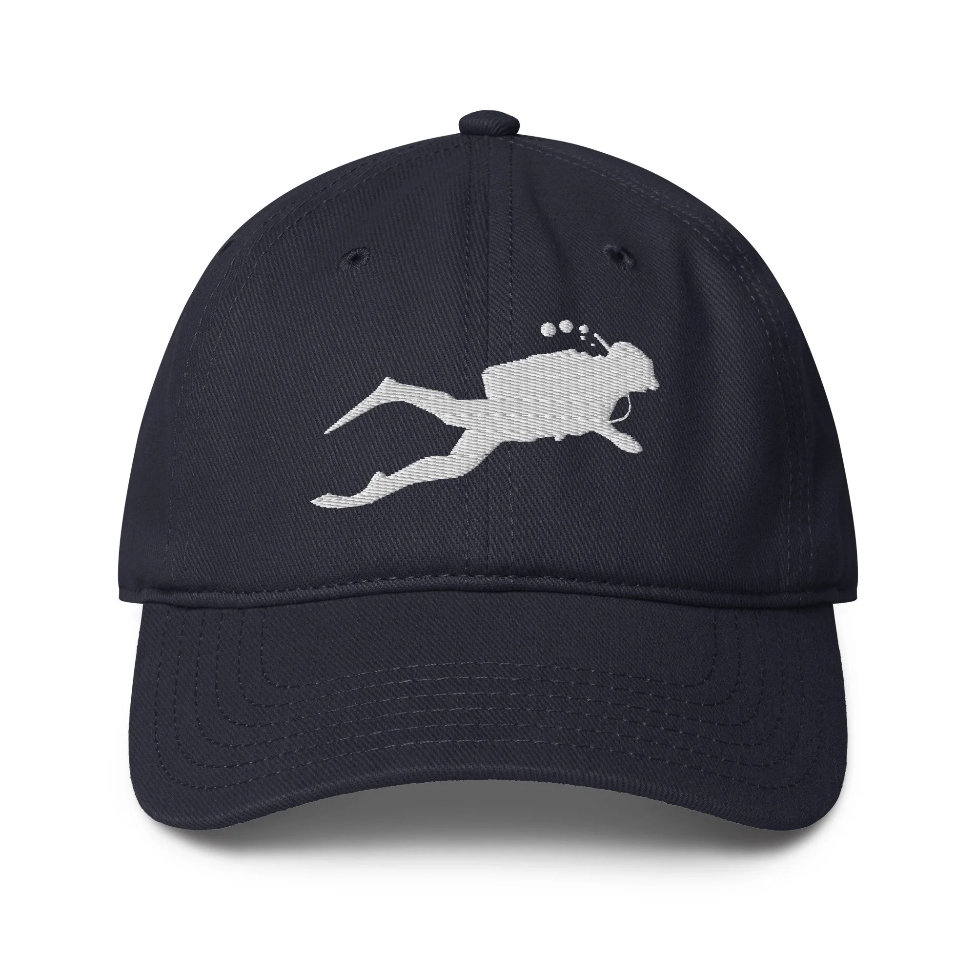 Embroidered Scuba Diver Cap