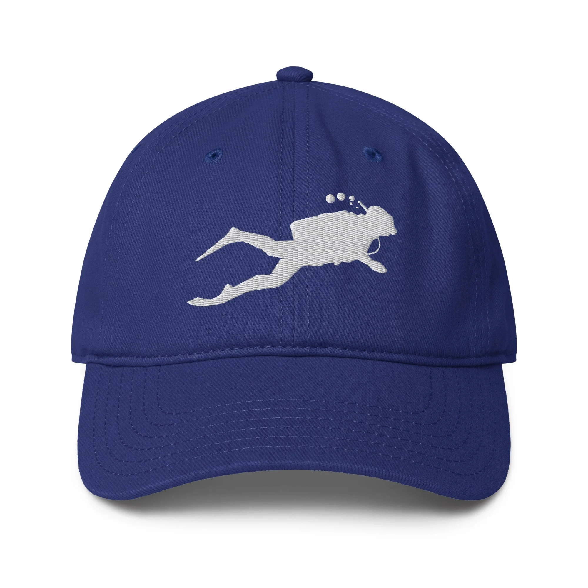 Embroidered Scuba Diver Cap