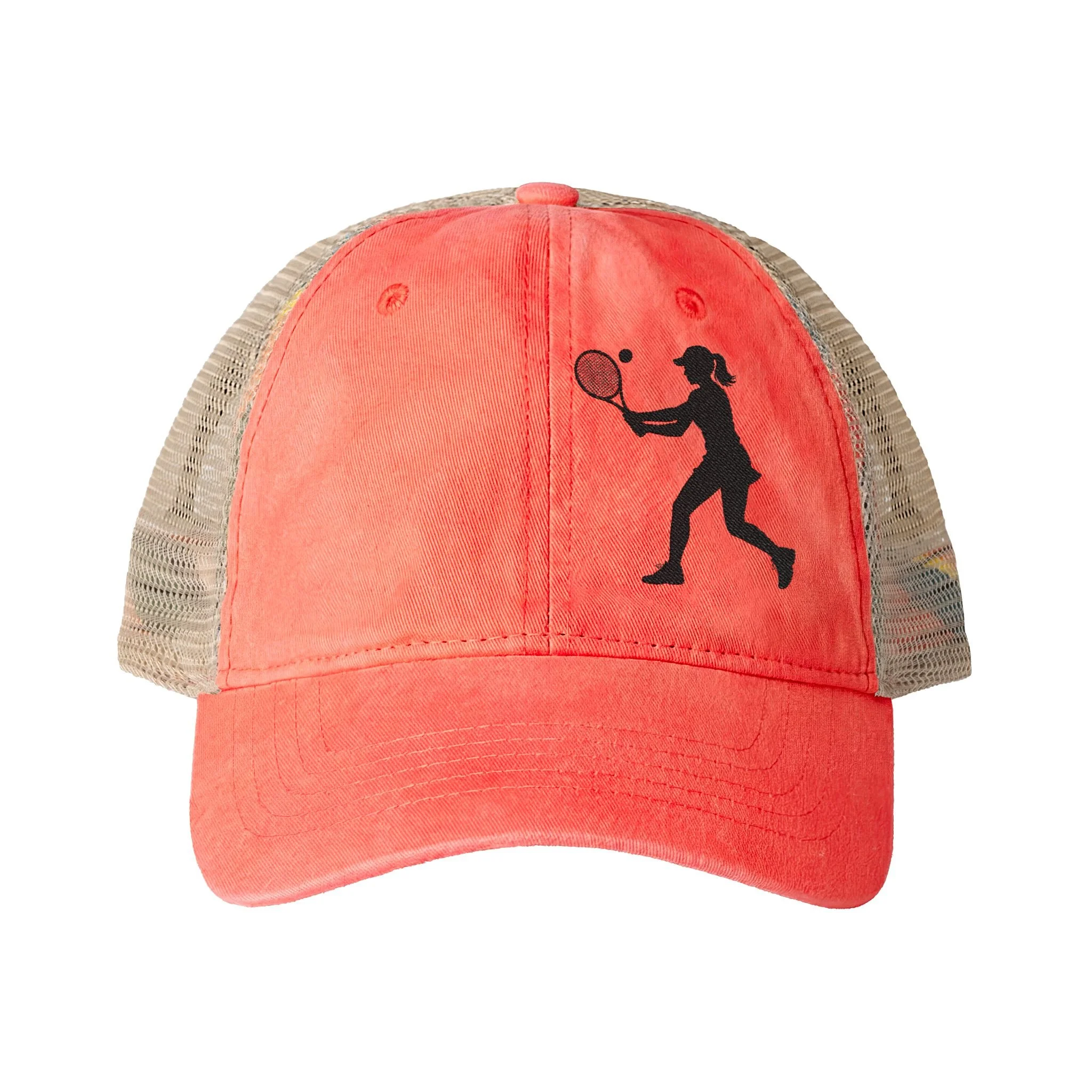 Women's Tennis Washed Mesh-Back TESS Cap